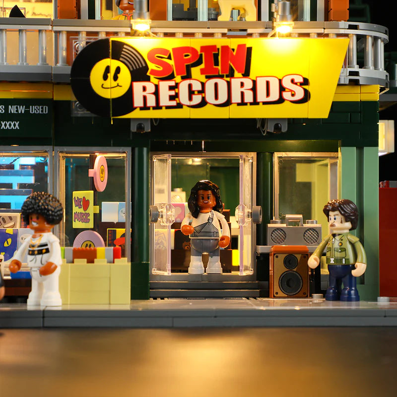 Lumibricks F9058 - Record Store - Plattenladen