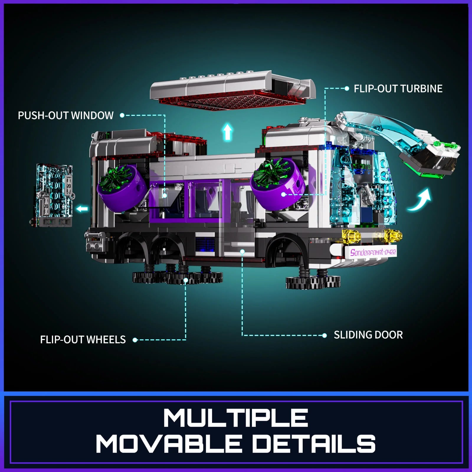 Lumibricks 17003 / F9060 - Future Bus - Zukunftsbus