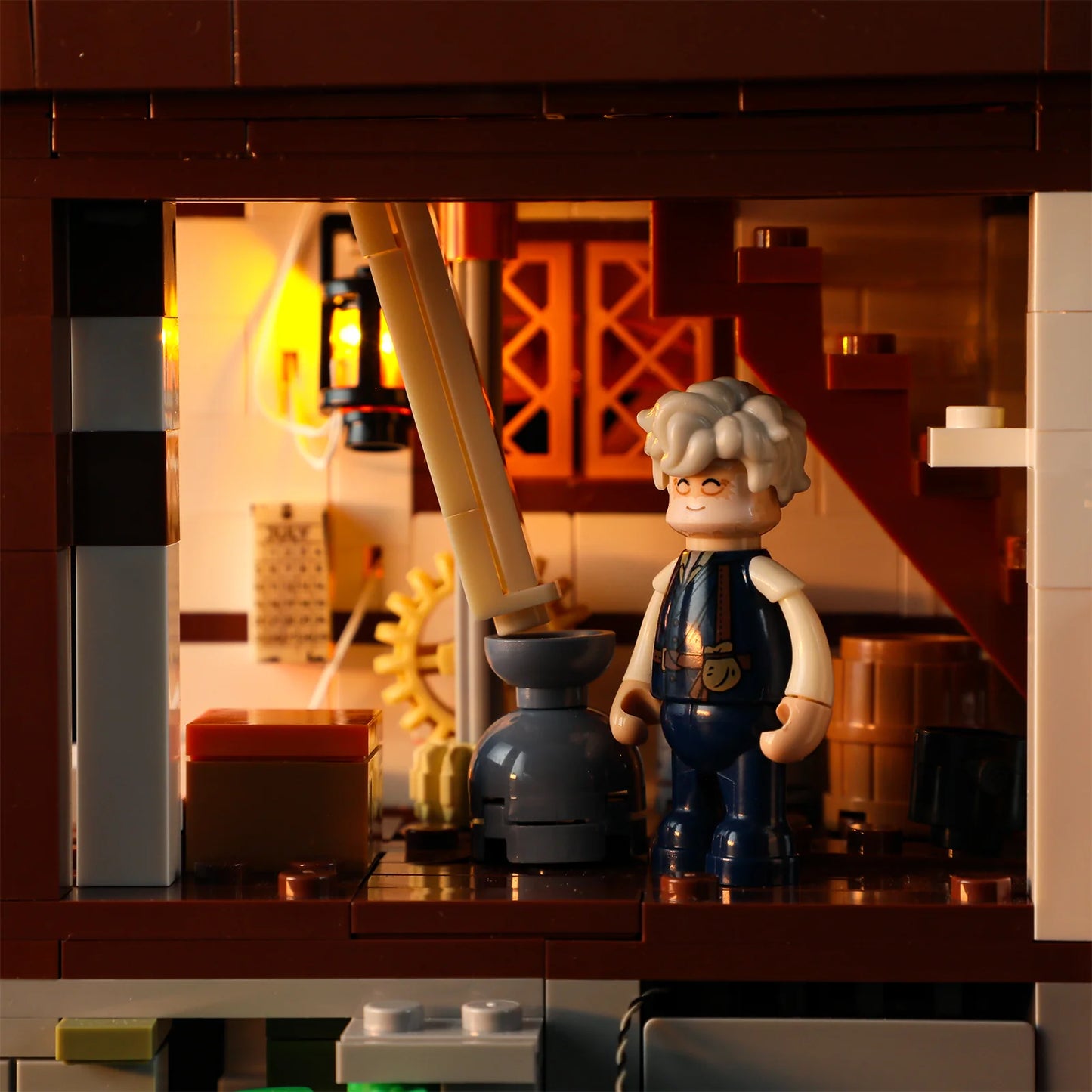 Lumibricks F9061 - Water Mill - Mittelalterliche Wassermühle