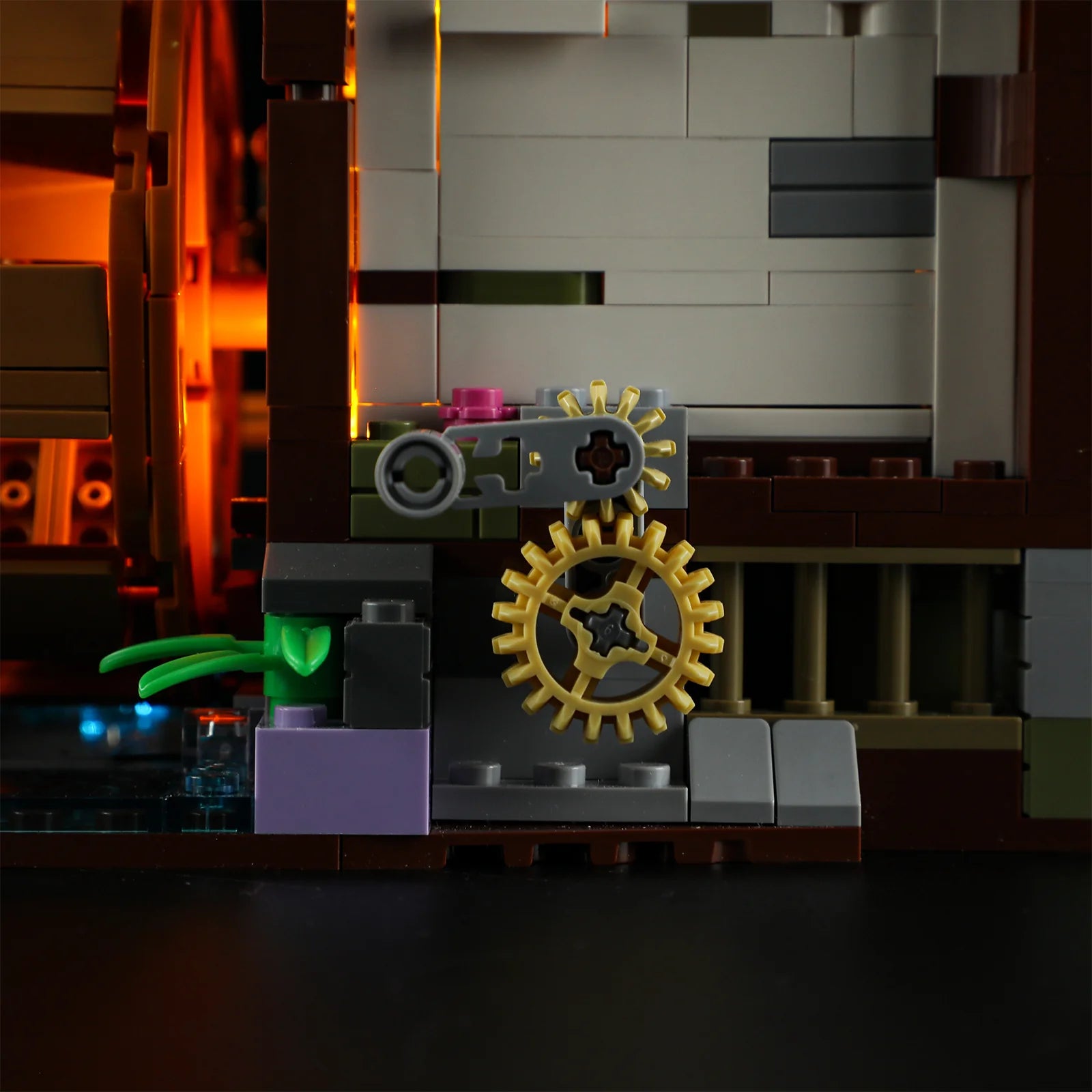 Lumibricks F9061 - Water Mill - Mittelalterliche Wassermühle
