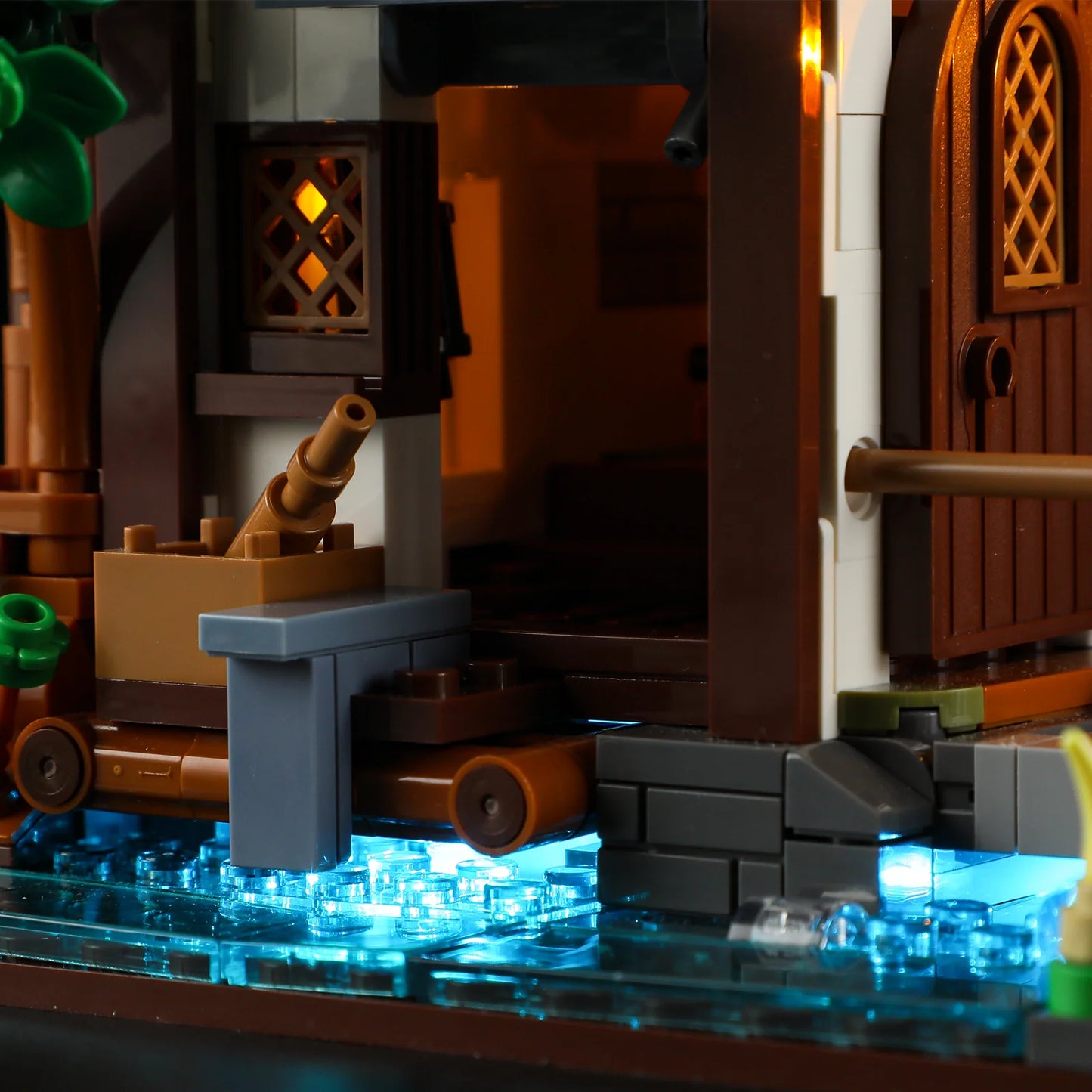 Lumibricks F9061 - Water Mill - Mittelalterliche Wassermühle
