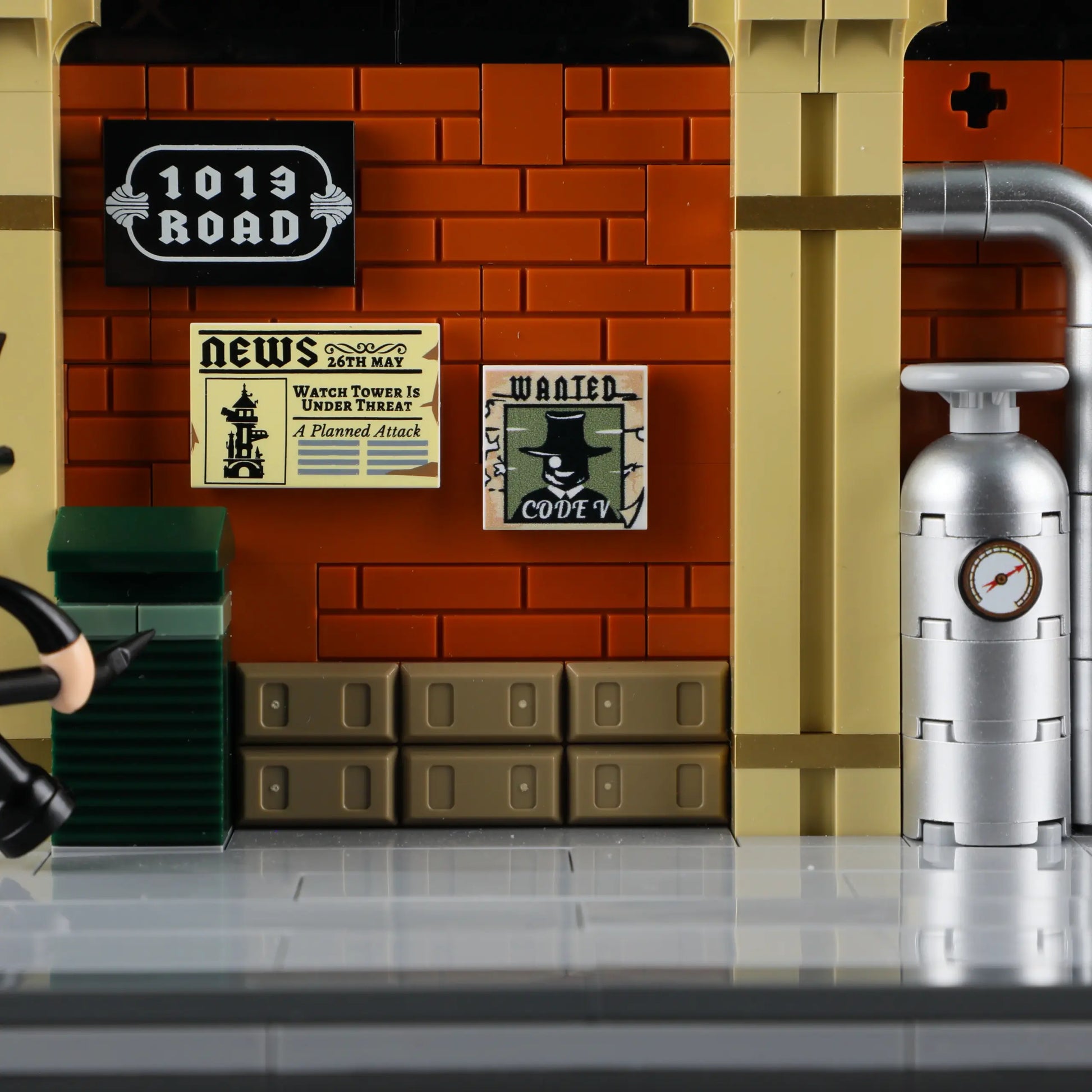 Lumibricks F9067 - Steampunk Motorcycle Pursuit - Steampunk-Motorradverfolgung