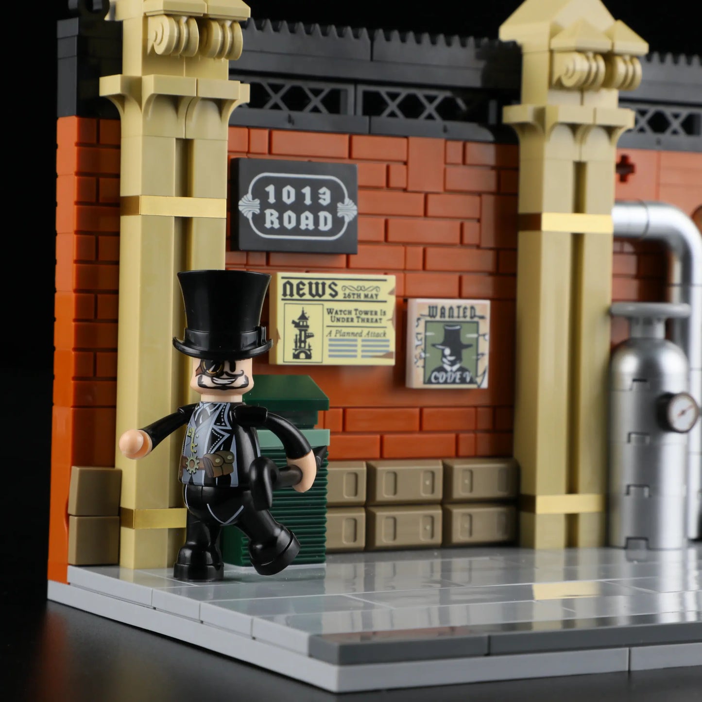 Lumibricks F9067 - Steampunk Motorcycle Pursuit - Steampunk-Motorradverfolgung