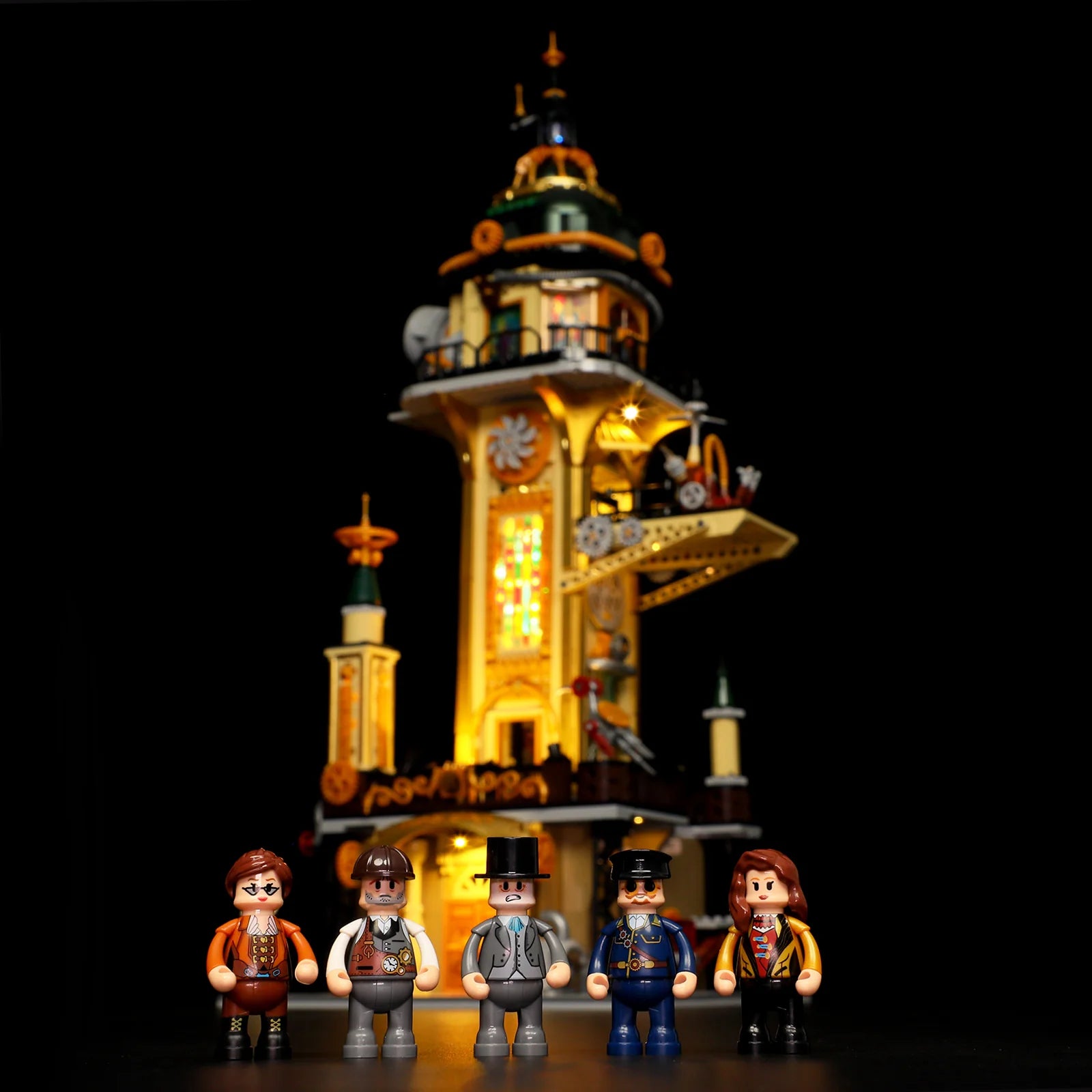 Lumibricks F9070 - Steampunkt Watch Tower - Steampunk-Wachturm