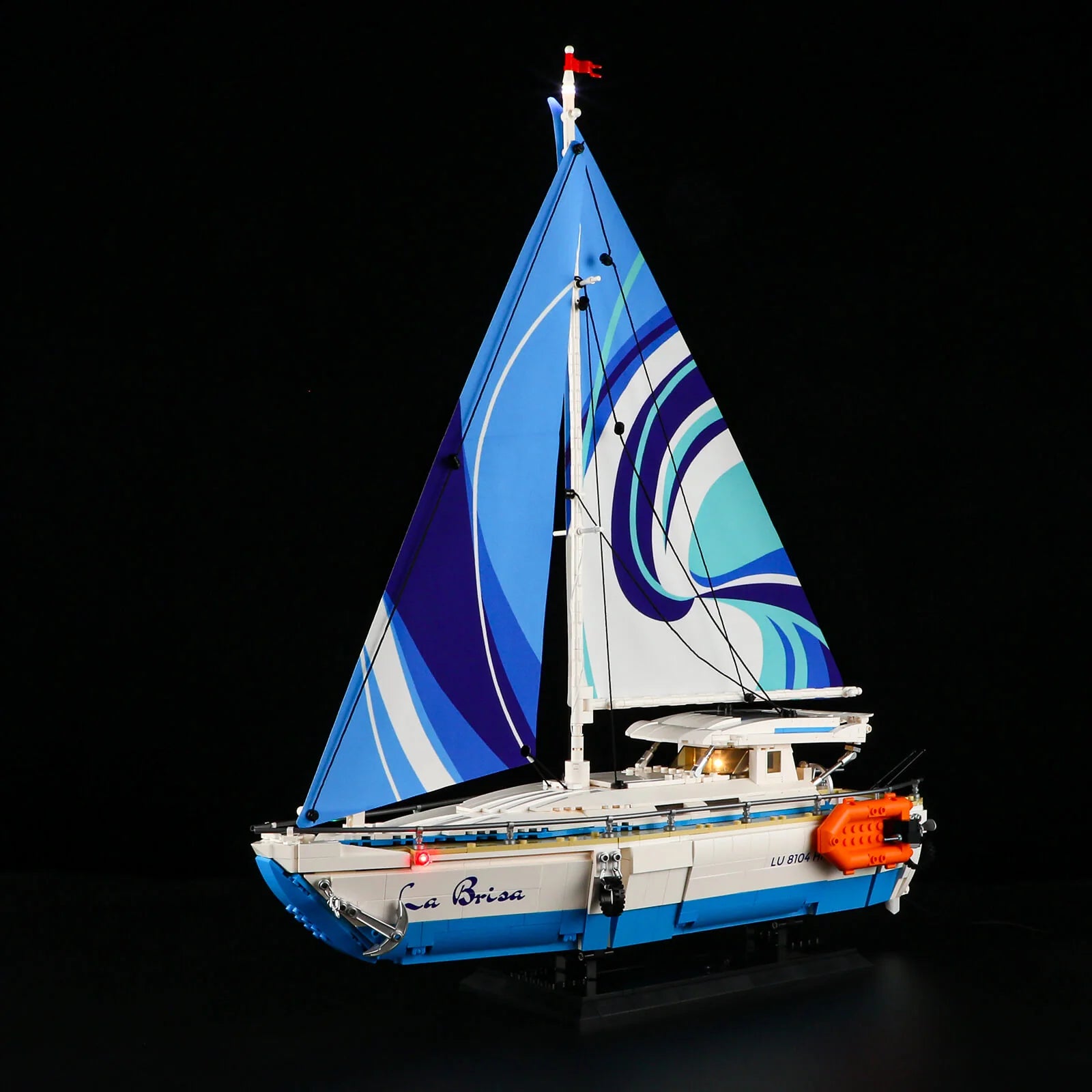 Lumibricks F9074 - The Sailboat: La Brisa - Das Segelboot: La Brisa