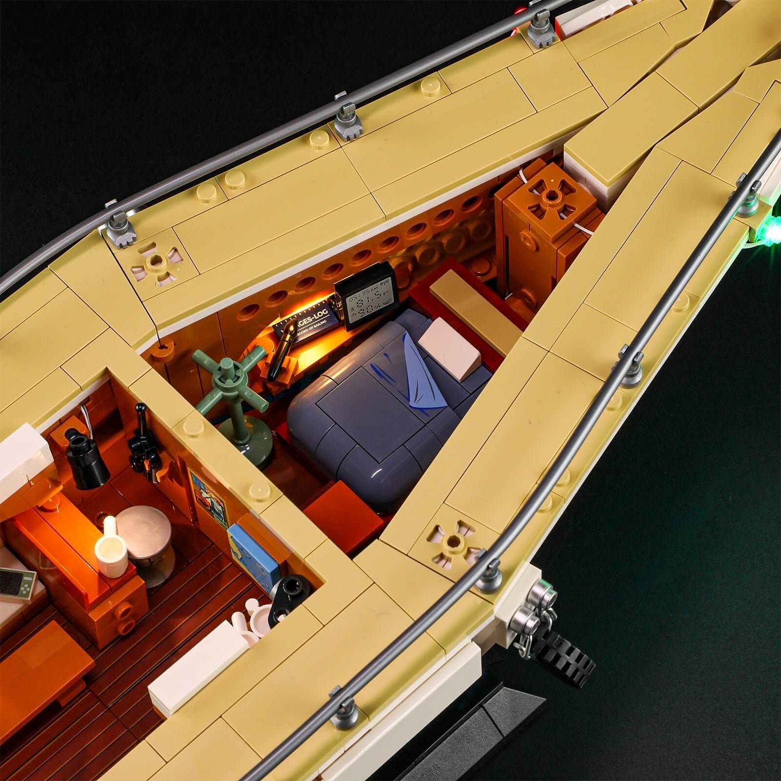 Lumibricks F9074 - The Sailboat: La Brisa - Das Segelboot: La Brisa