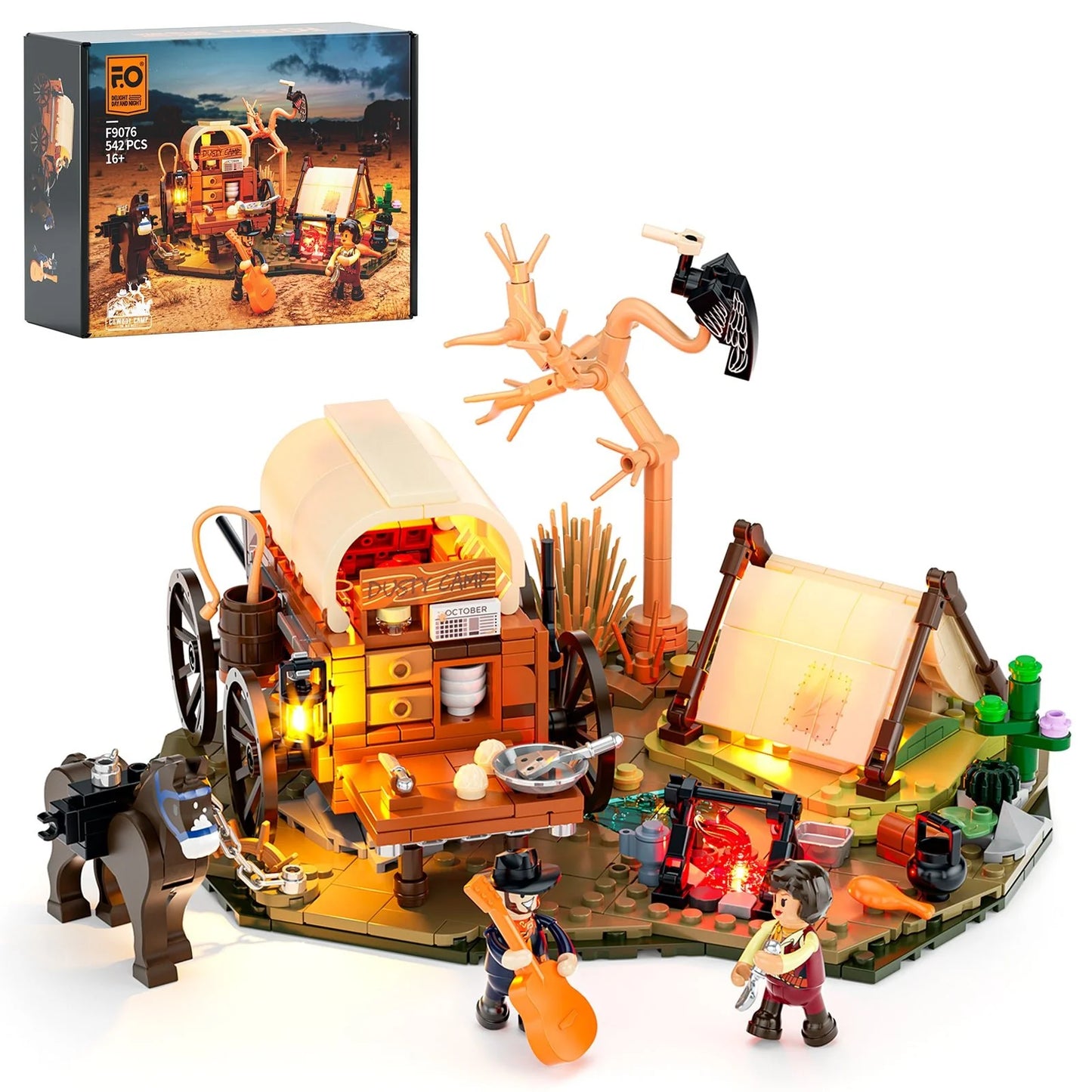 Lumibricks F9076 - Cowboy Camp - Cowboy-Camp