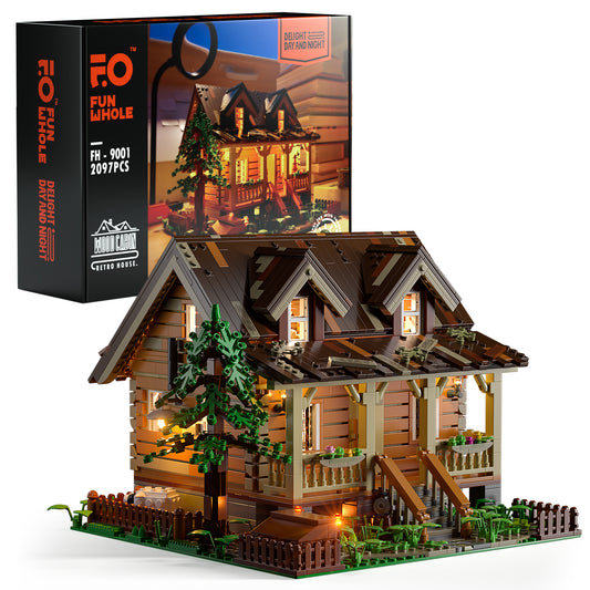 Lumibricks Funwhole FH9001 - Wood Cabin - Holzhütte