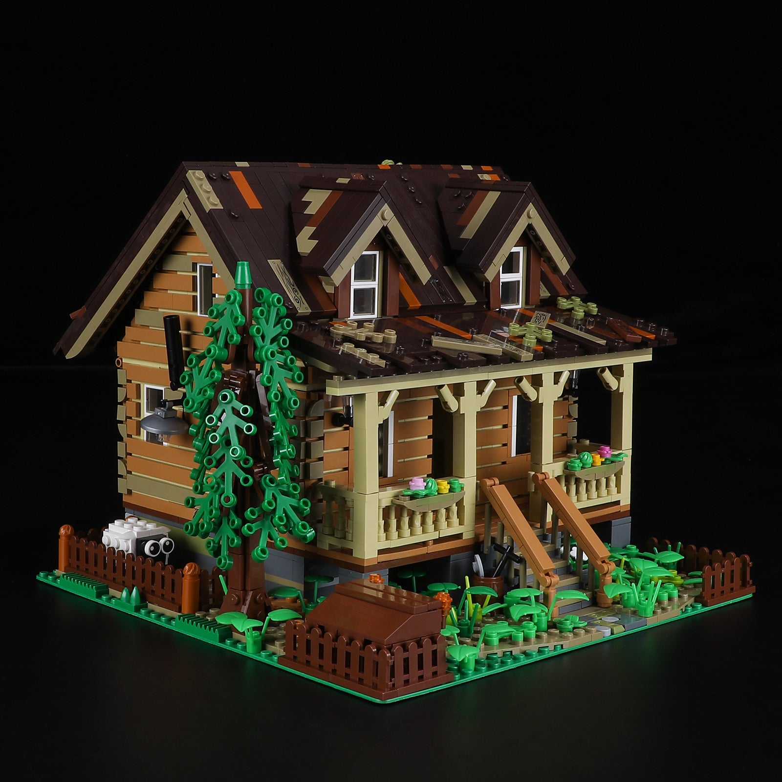 Lumibricks Funwhole FH9001 - Wood Cabin - Holzhütte