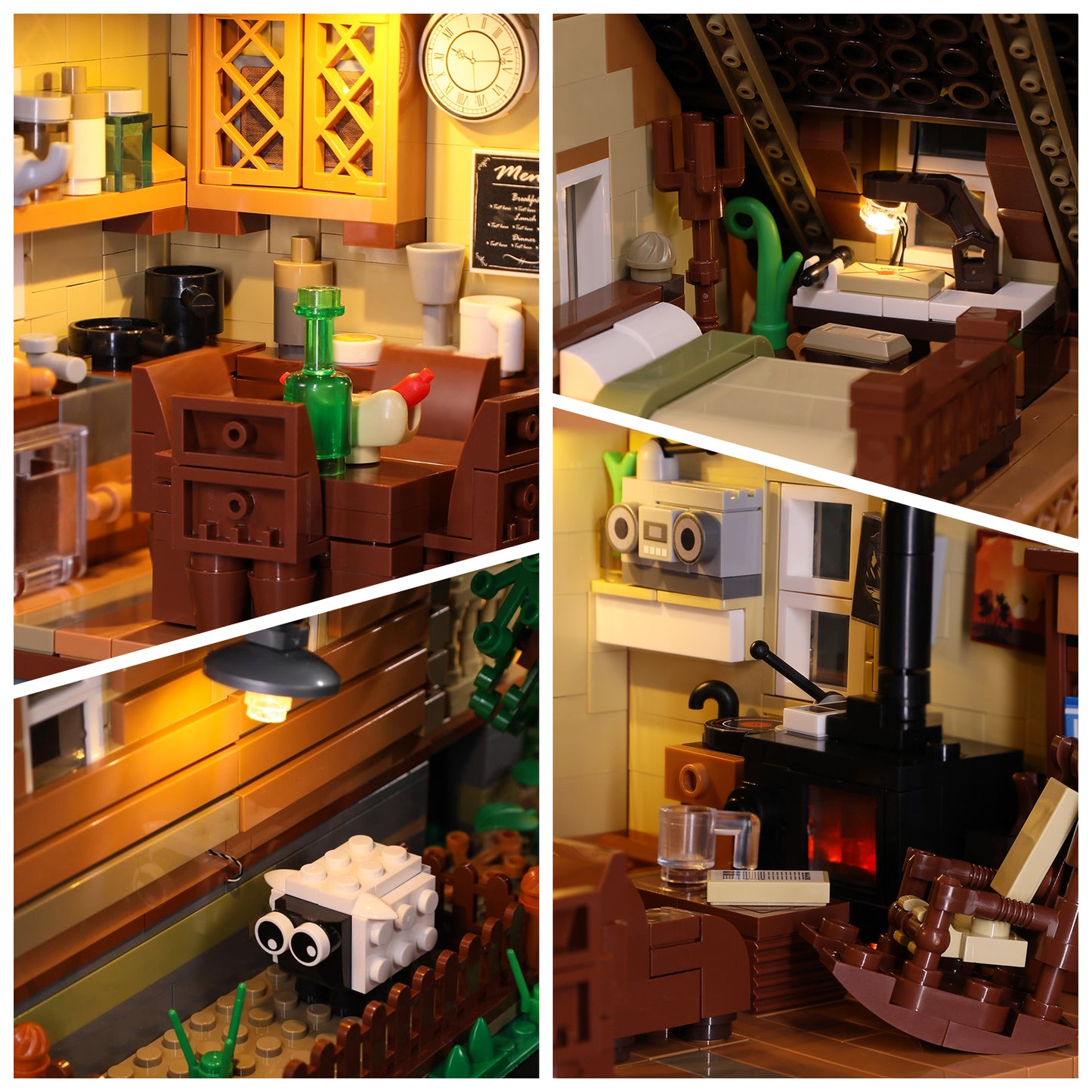 Lumibricks Funwhole FH9001 - Wood Cabin - Holzhütte