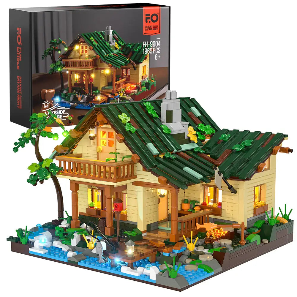 Lumibricks Funwhole FH9004 - Lakeside Lodge - Hütte am See