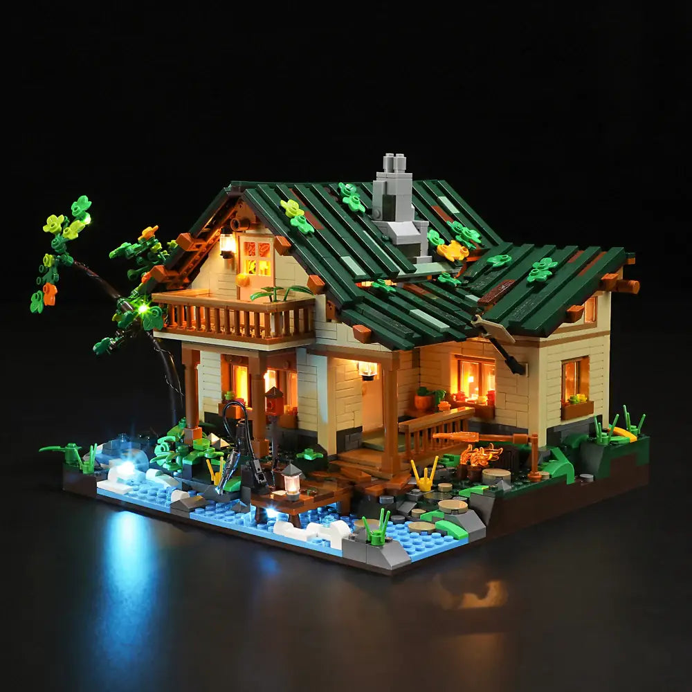 Lumibricks Funwhole FH9004 - Lakeside Lodge - Hütte am See