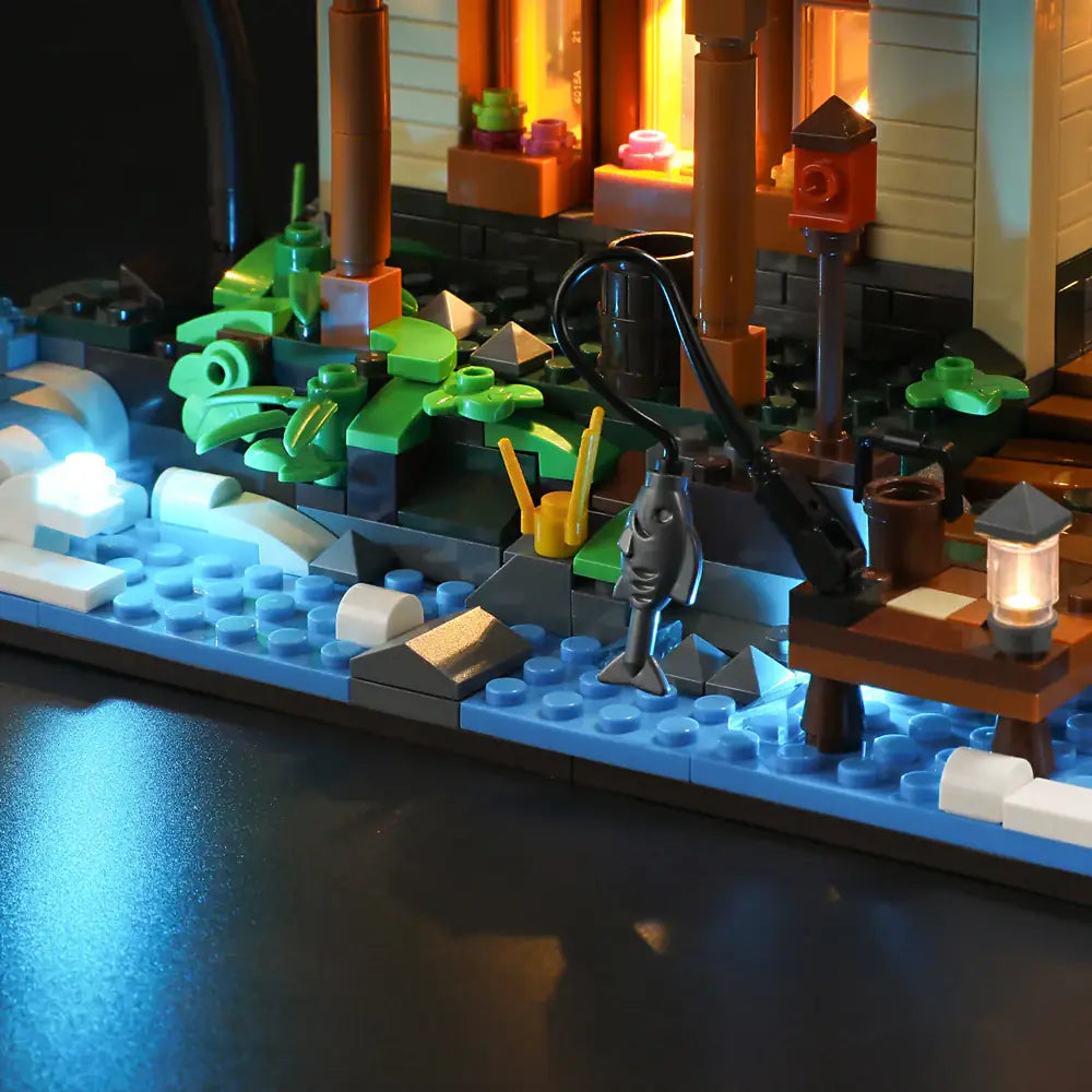 Lumibricks Funwhole FH9004 - Lakeside Lodge - Hütte am See