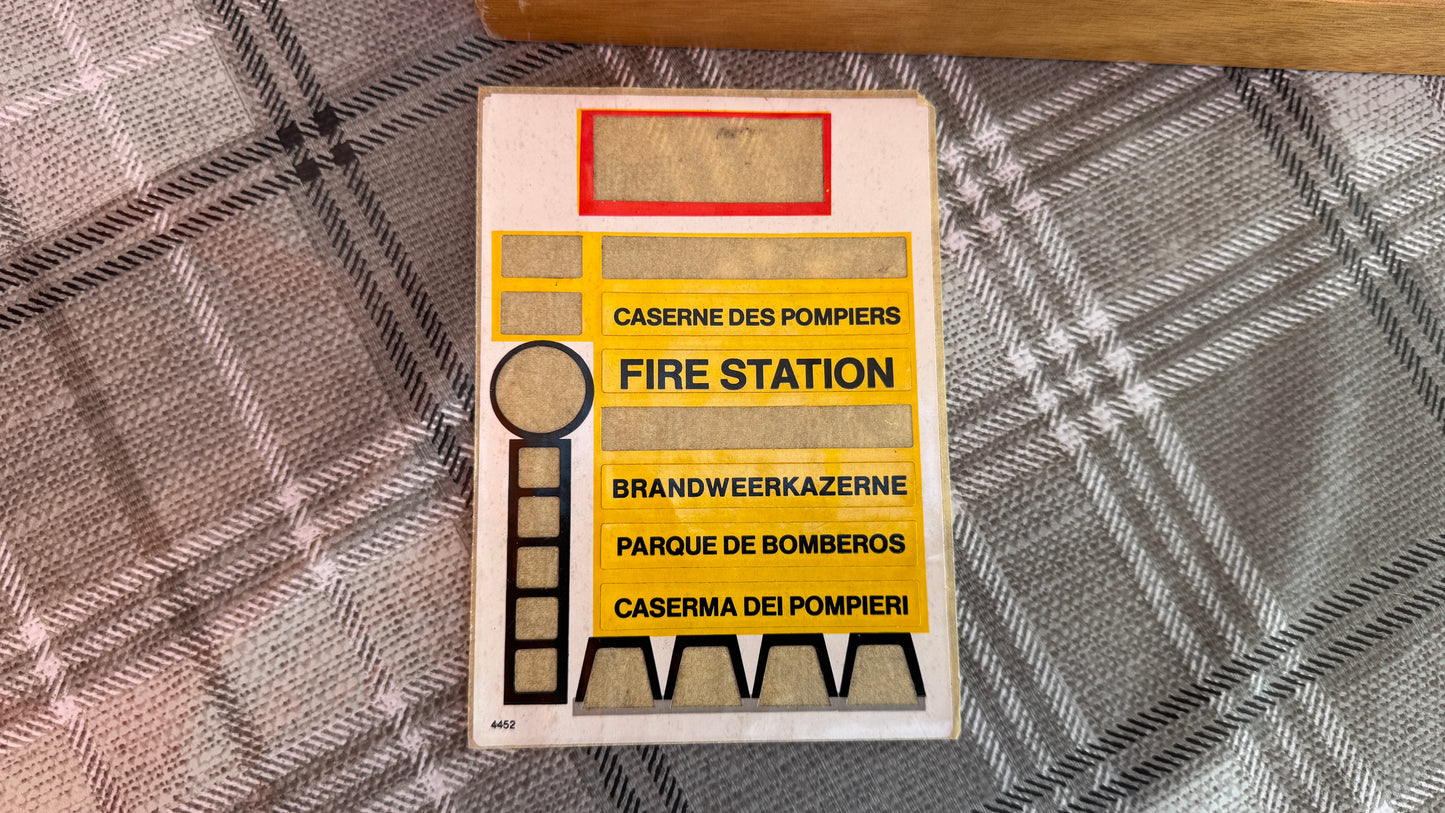 Alte LEGO Feuerwache 374 komplett mit OVP