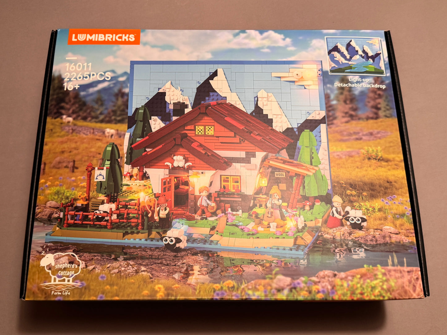 Lumibricks Schäferhütte L9094 - Alpen-Diorama mit LEDs