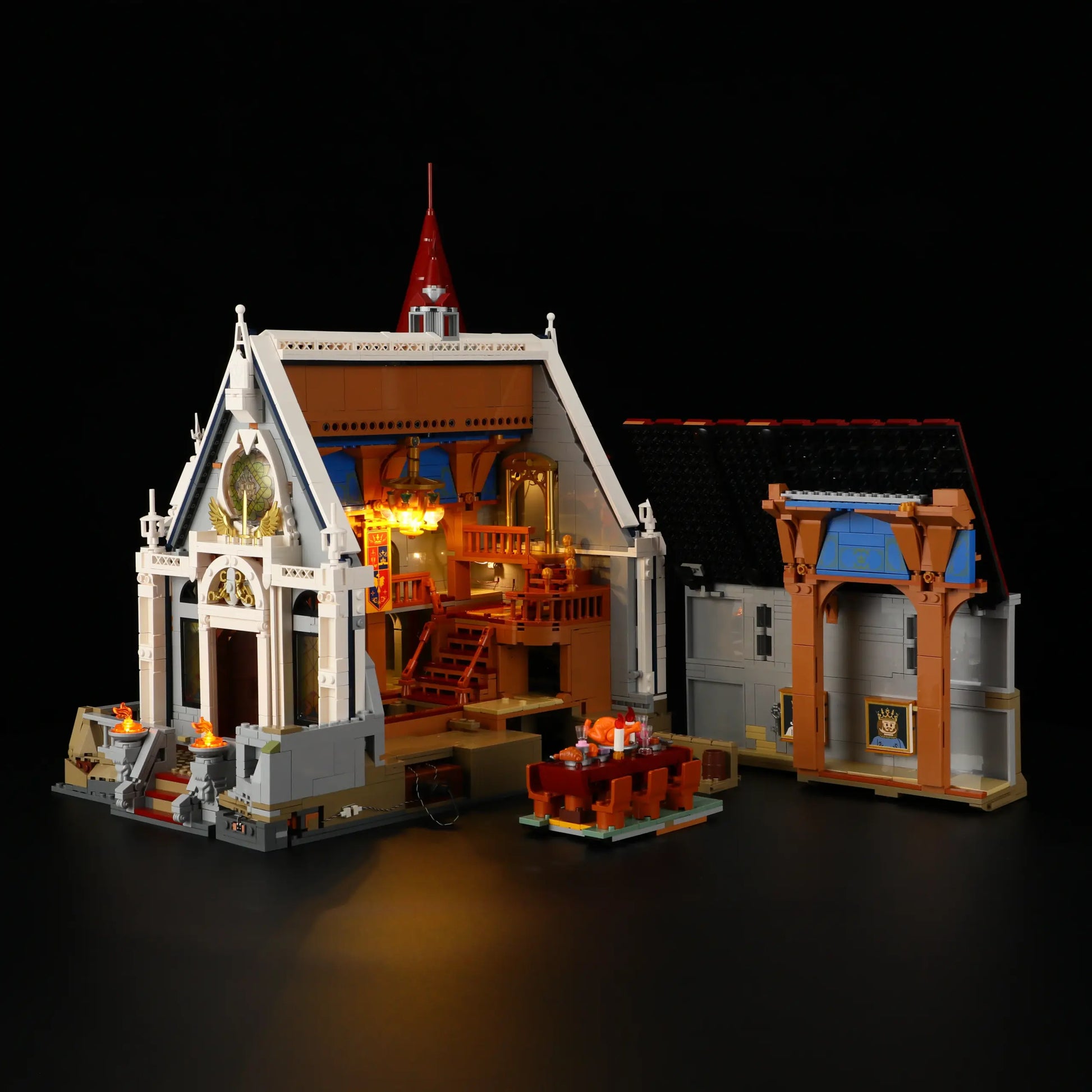 Lumibricks L9071 - Castle Banquet Hall - Bankettsaal des Schlosses