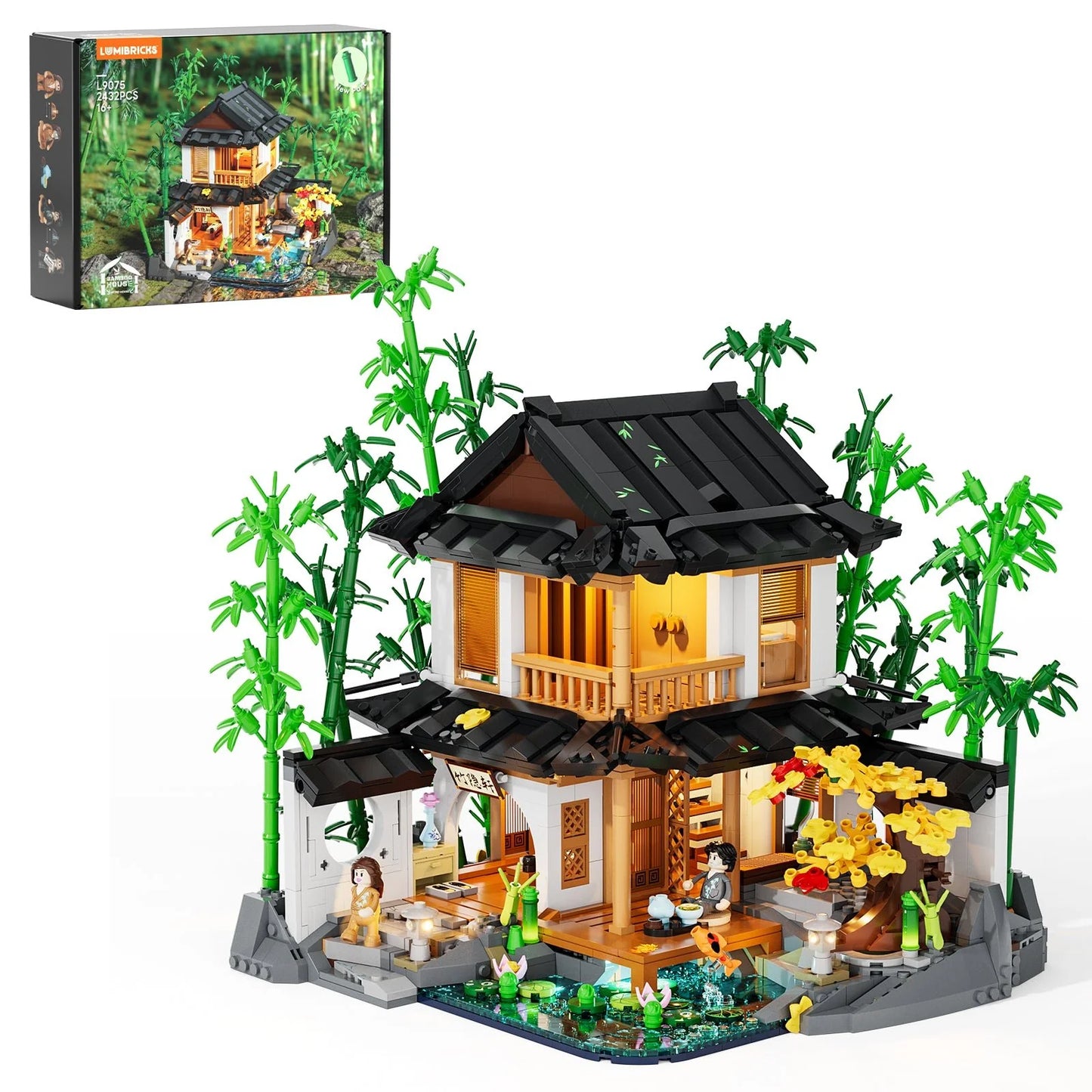 Lumibricks L9075 - Bamboo House - Bambushaus