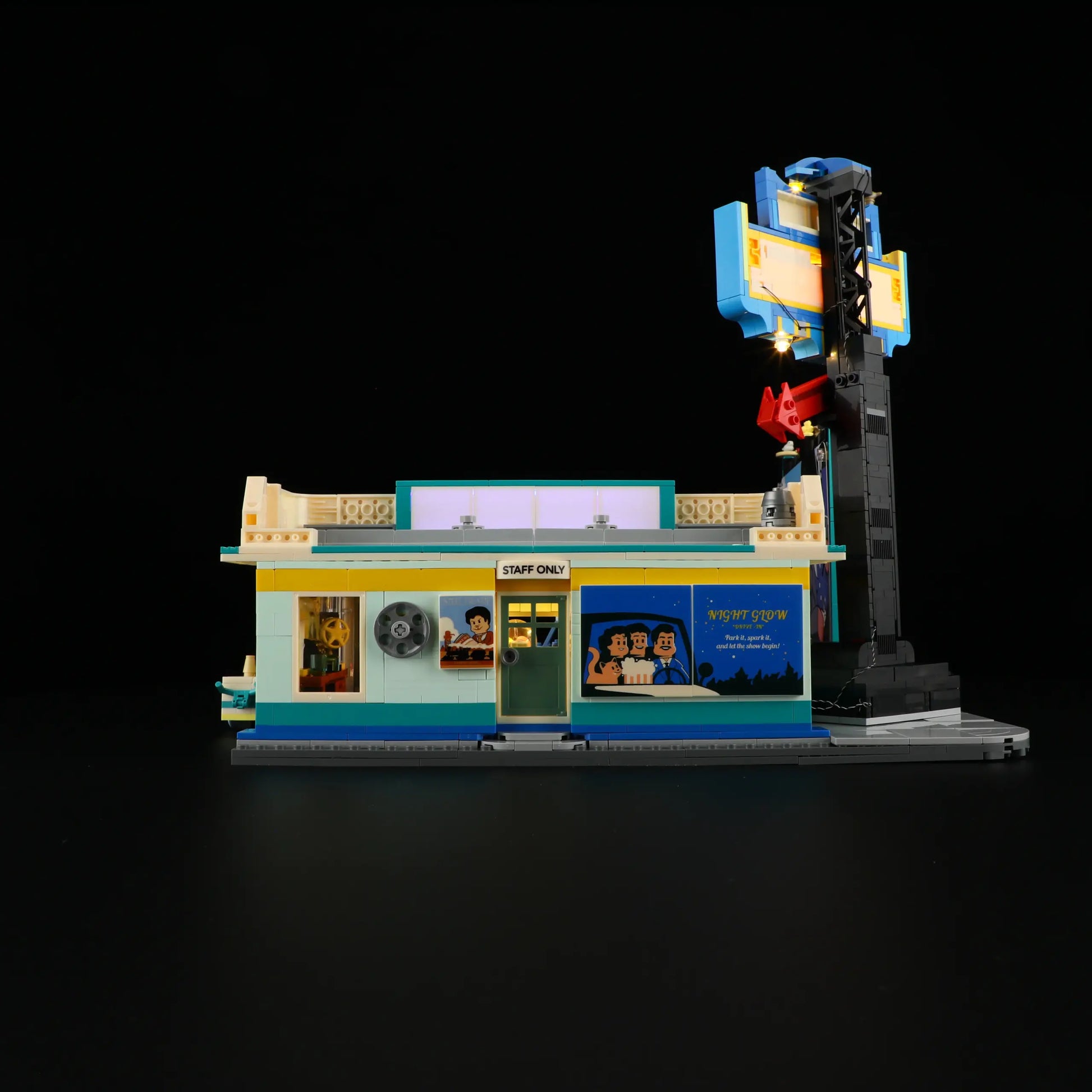 Lumibricks L9081 - Night Glow Drive-in - Night Glow Drive-in