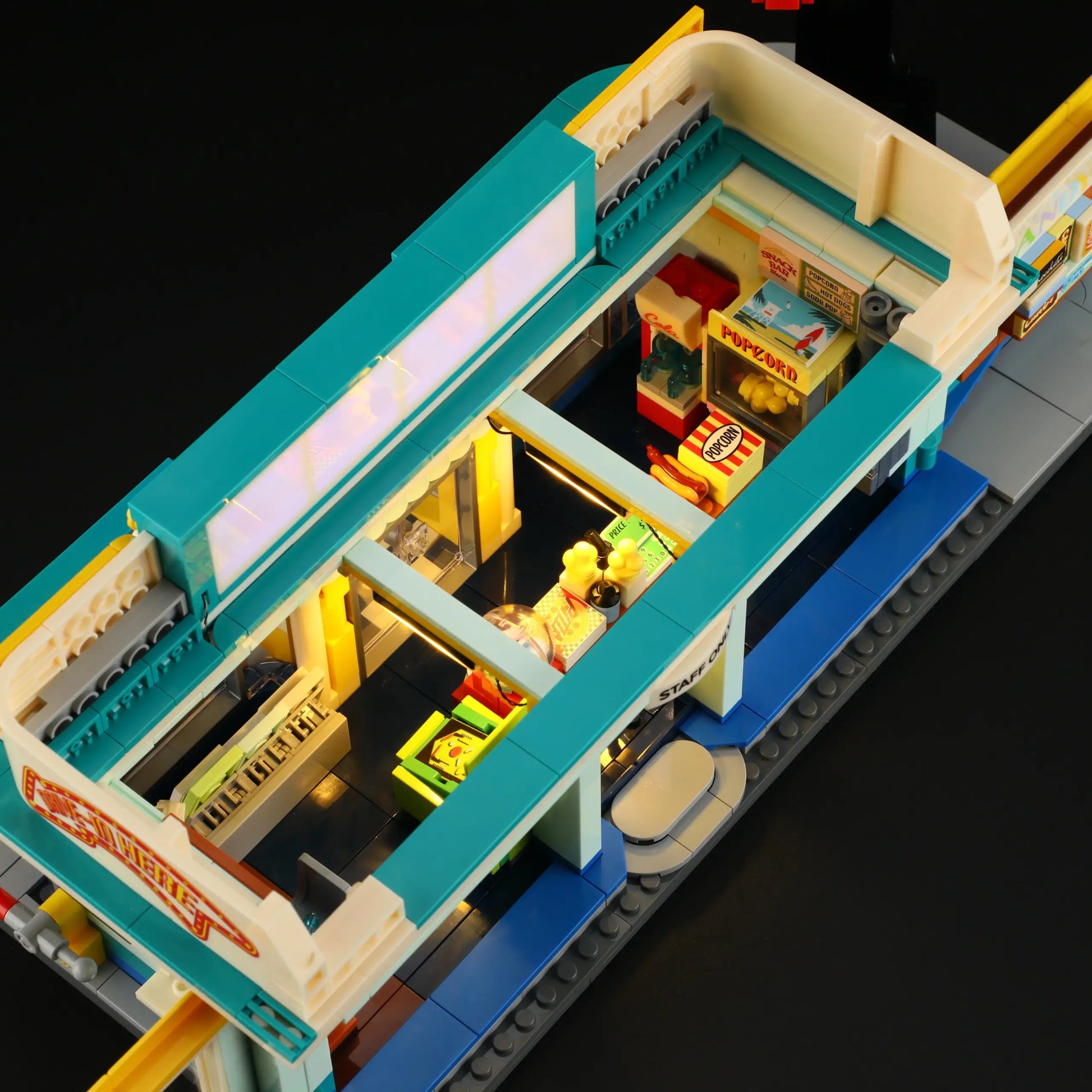 Lumibricks L9081 - Night Glow Drive-in - Night Glow Drive-in