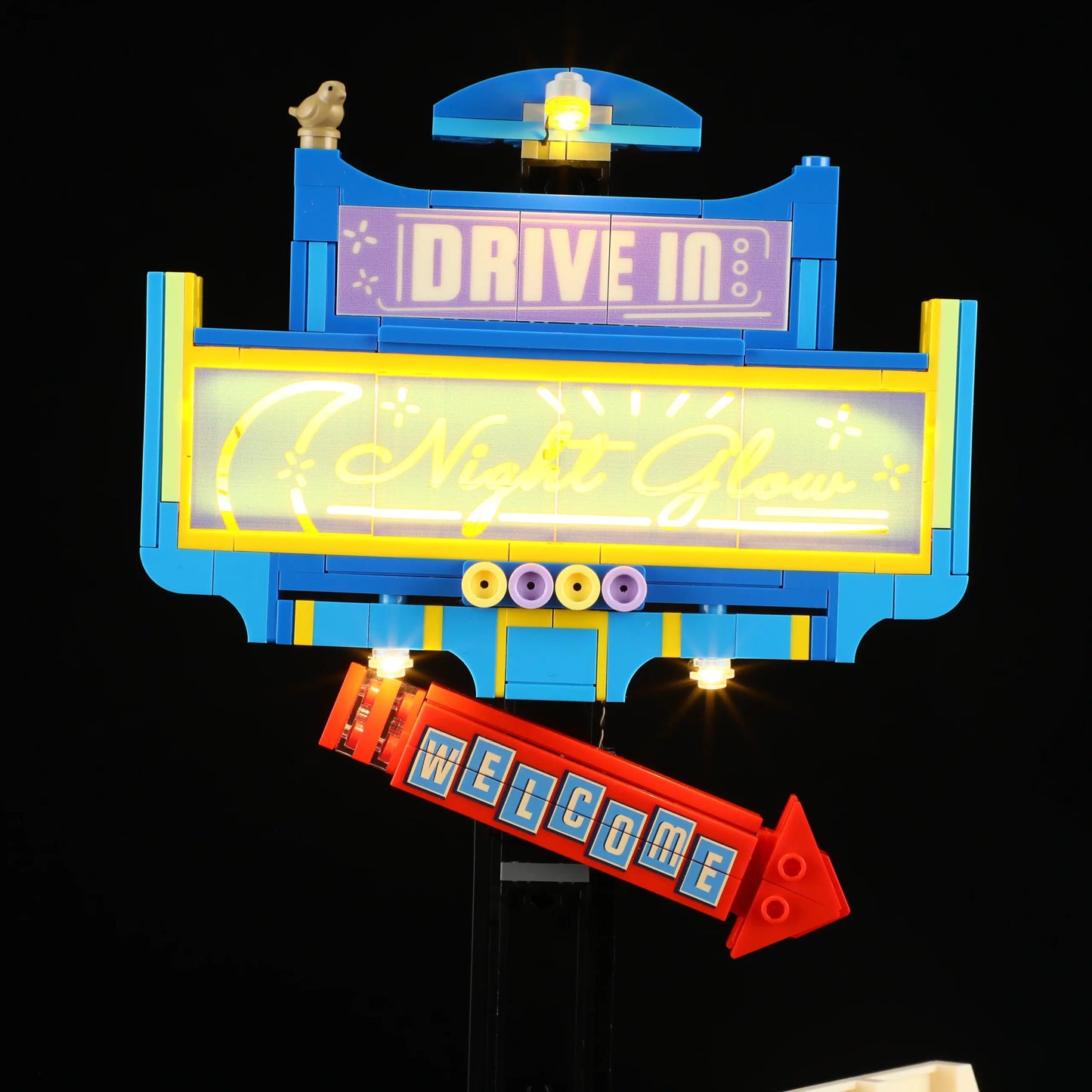 Lumibricks L9081 - Night Glow Drive-in - Night Glow Drive-in