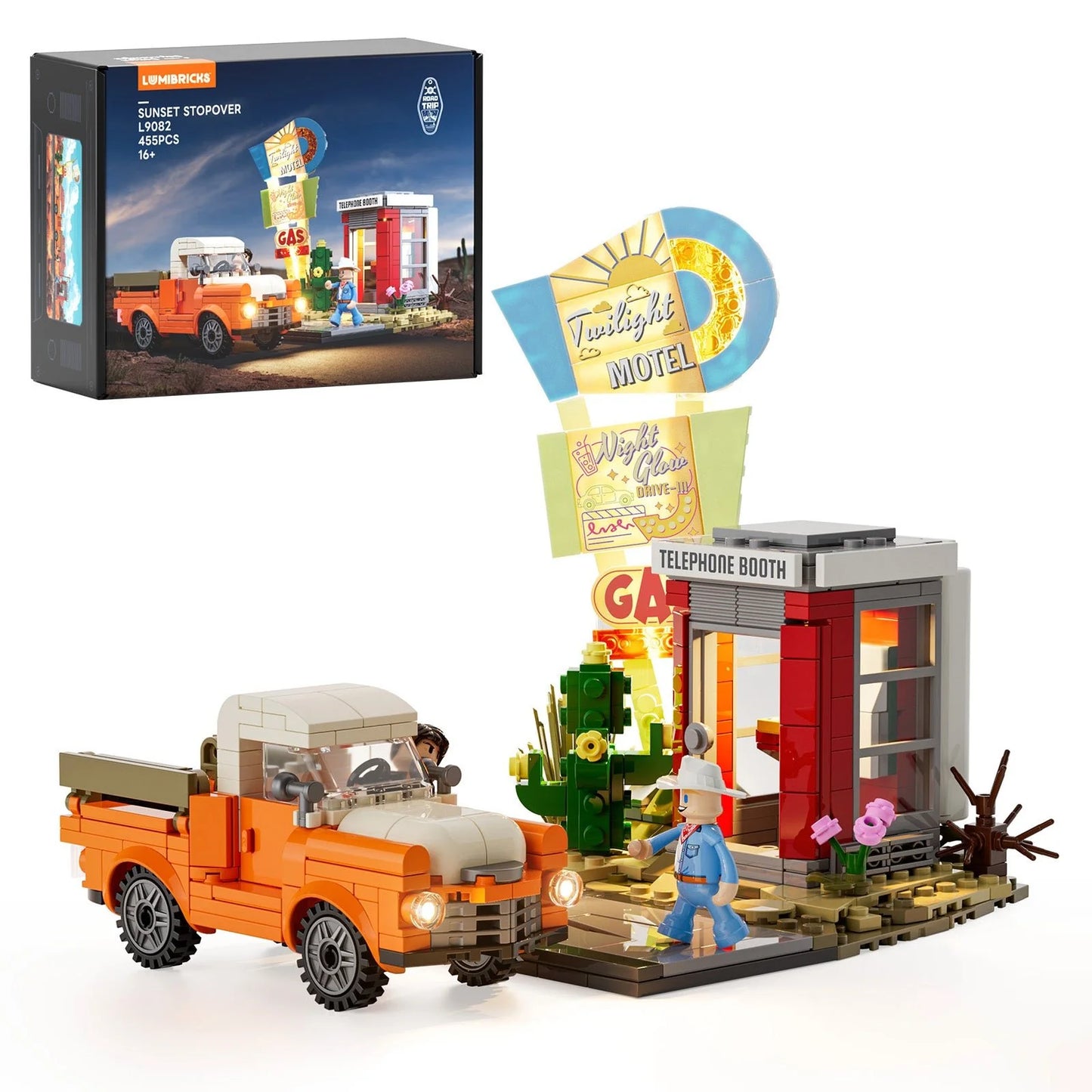Lumibricks L9082 - Sunset Stopover - Zwischenstopp bei Sonnenuntergang