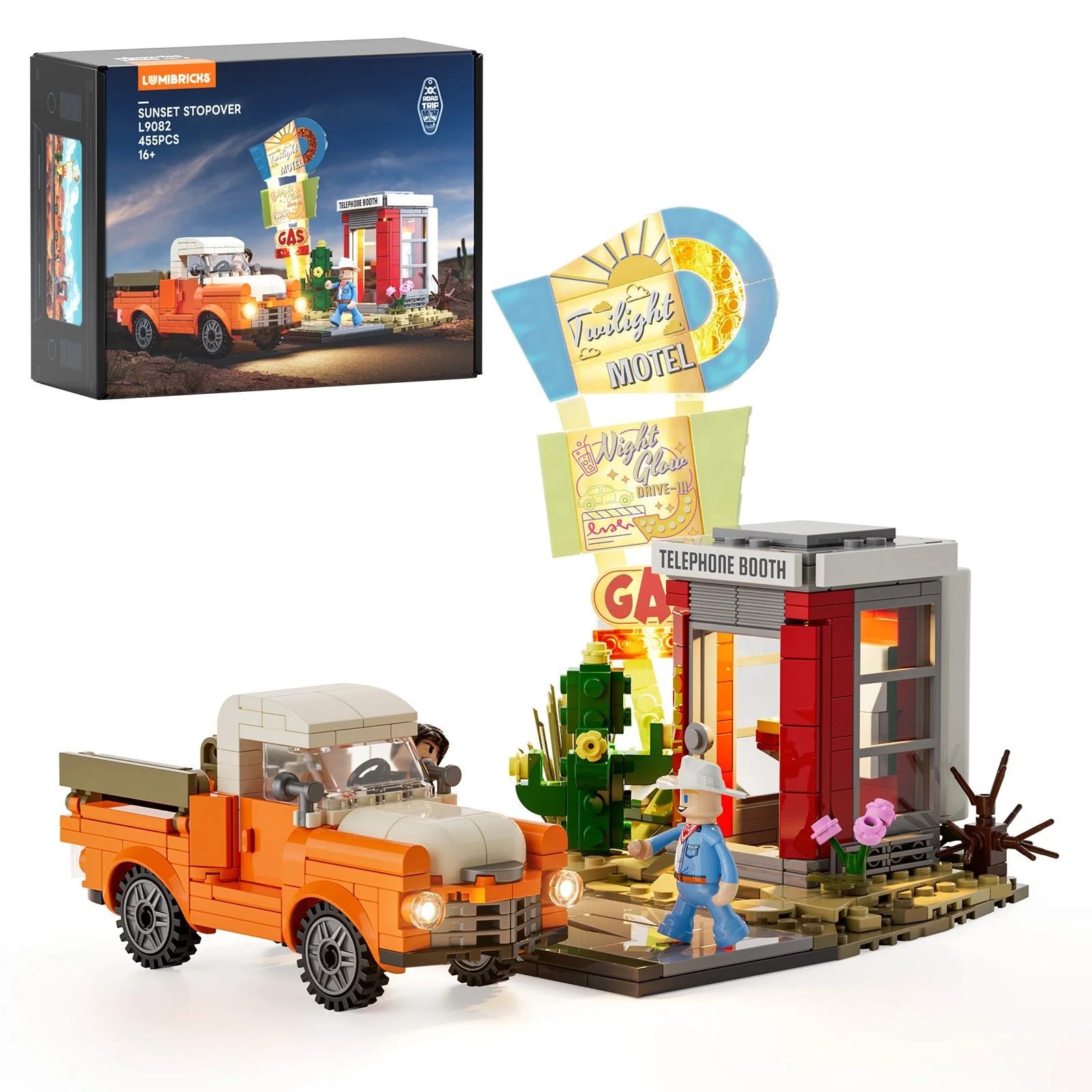 Lumibricks L9082 - Sunset Stopover - Zwischenstopp bei Sonnenuntergang