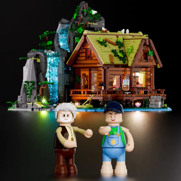 Lumibricks 10010 / L9083 - Waterfal Cabin - Wasserfallhütte