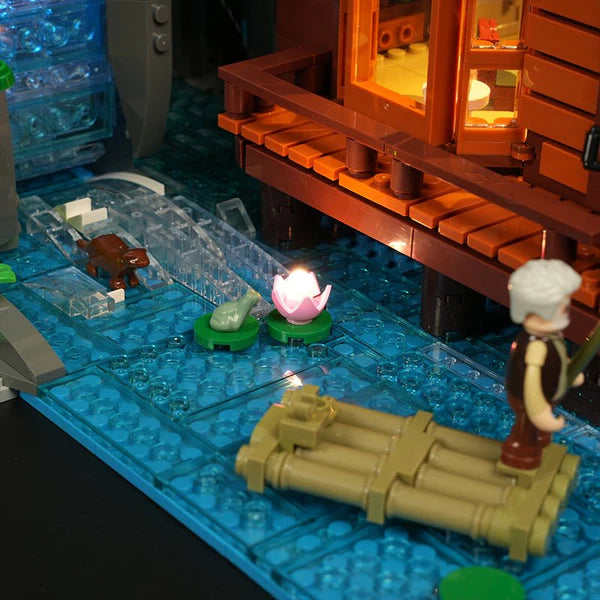 Lumibricks 10010 / L9083 - Waterfal Cabin - Wasserfallhütte