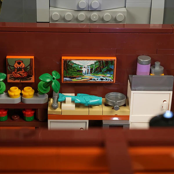 Lumibricks 10010 / L9083 - Waterfal Cabin - Wasserfallhütte