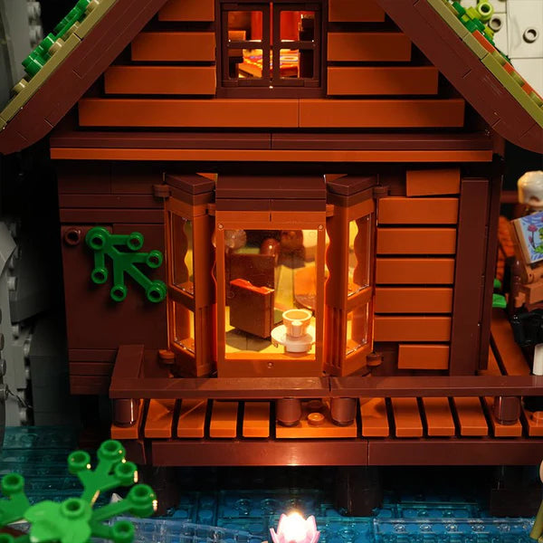 Lumibricks 10010 / L9083 - Waterfal Cabin - Wasserfallhütte