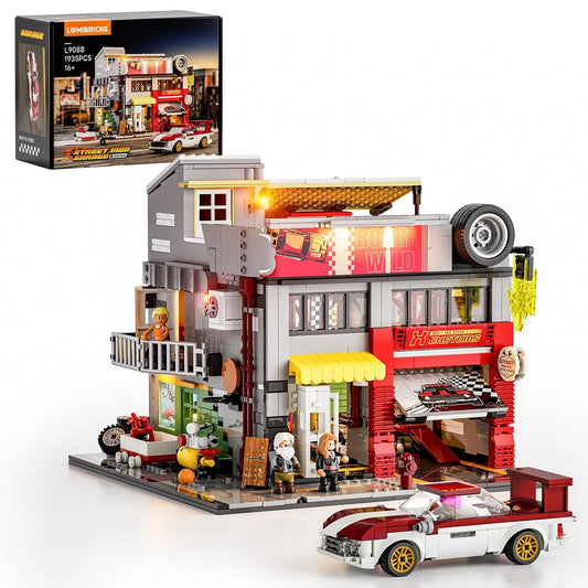Lumibricks L9088 - Street MOD Garage - Strassen-MOD-Garage