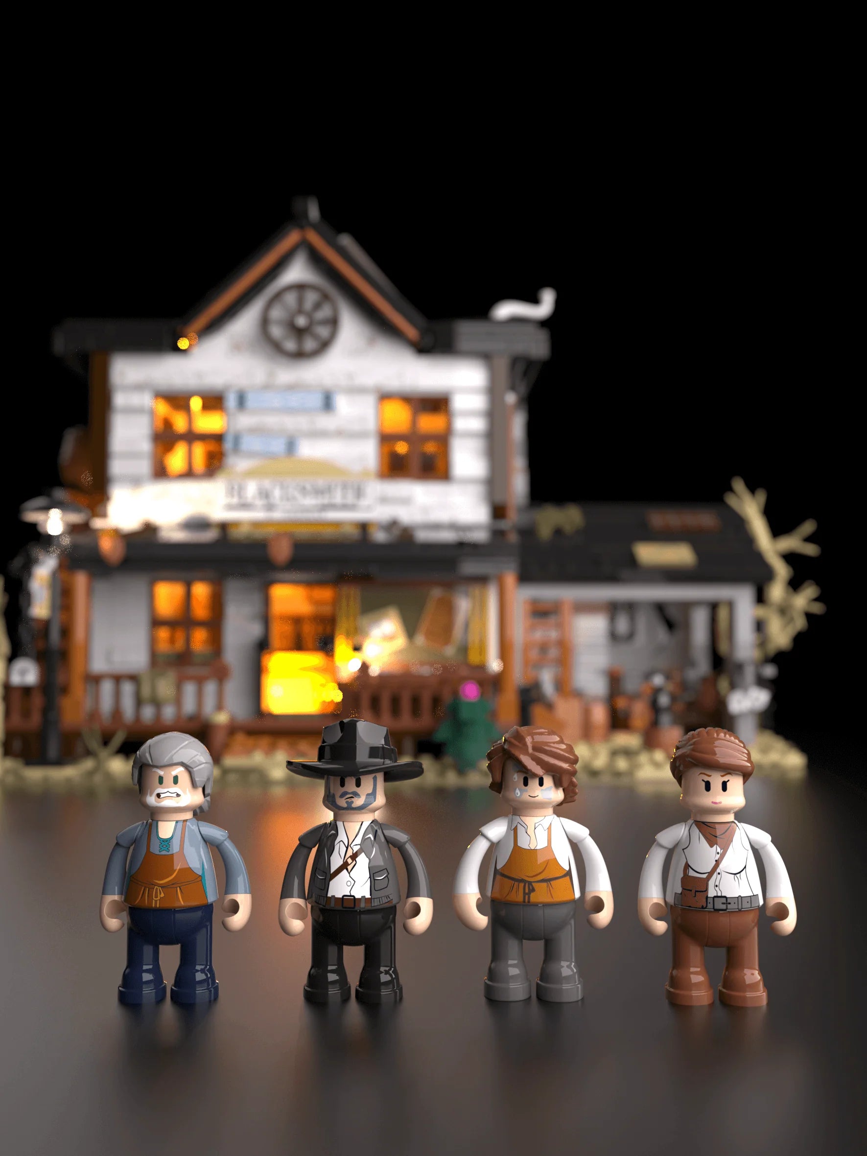 Lumibricks L9089 - Old West Blacksmith - Schmied des Wilden Westens