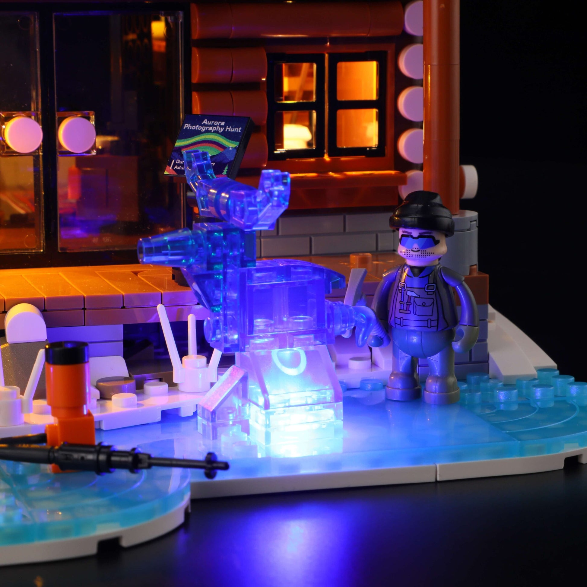 Lumibricks L9090 - Aurora Cabin - Aurora-Hütte