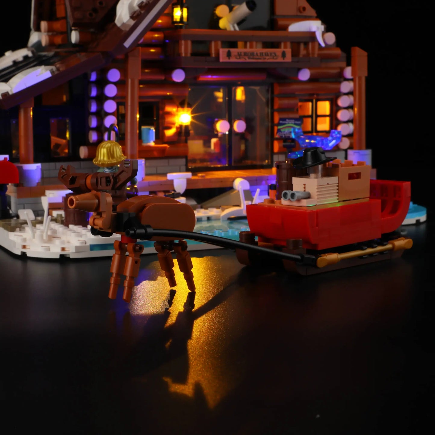 Lumibricks L9090 - Aurora Cabin - Aurora-Hütte