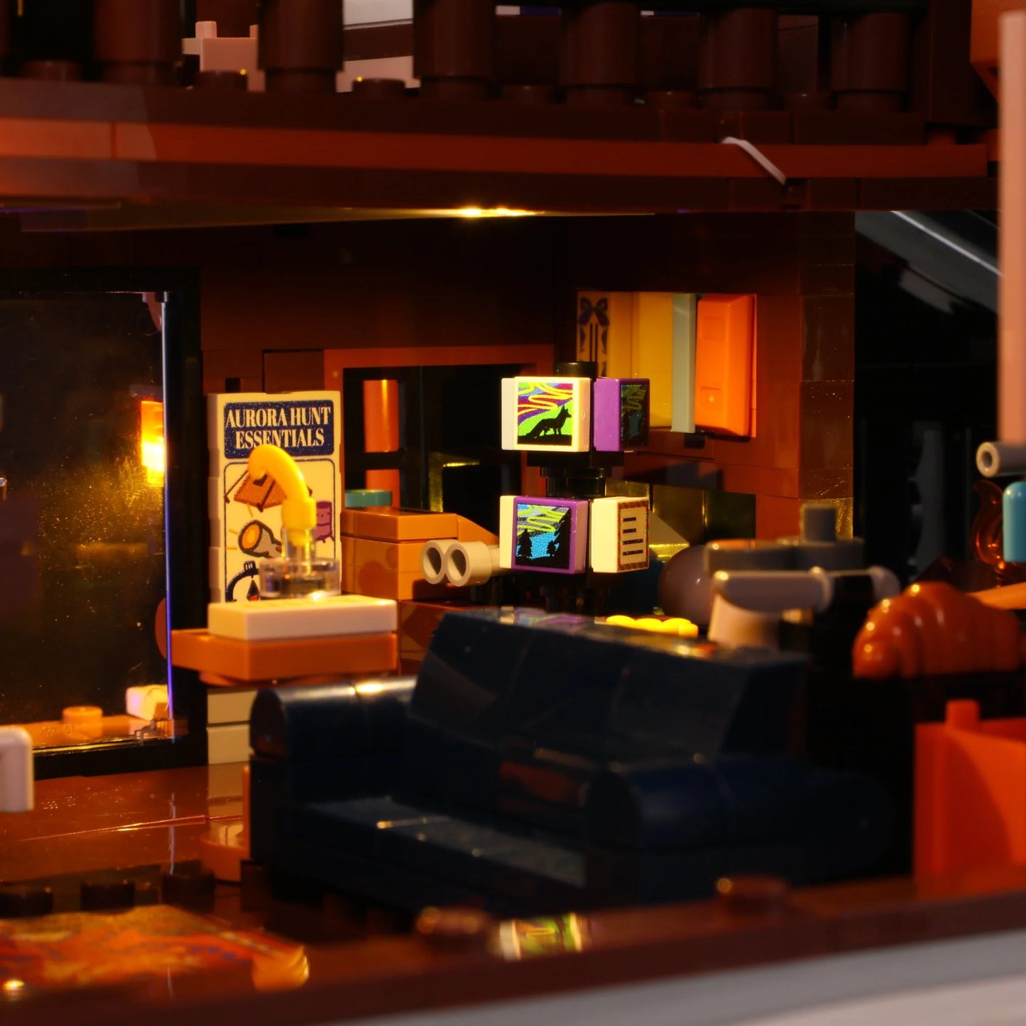 Lumibricks L9090 - Aurora Cabin - Aurora-Hütte
