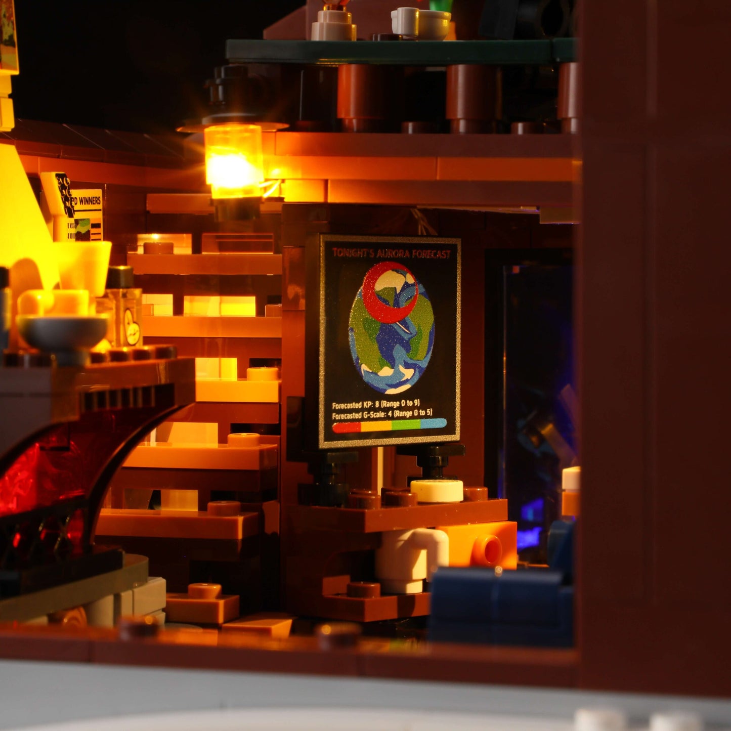 Lumibricks L9090 - Aurora Cabin - Aurora-Hütte