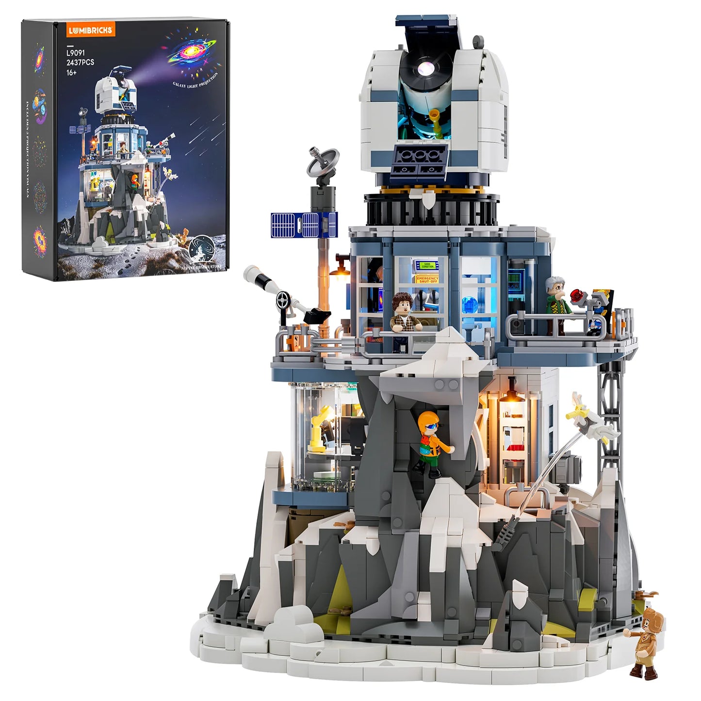 Lumibricks L9091 - Alpine Observatory - Alpenobservatorium