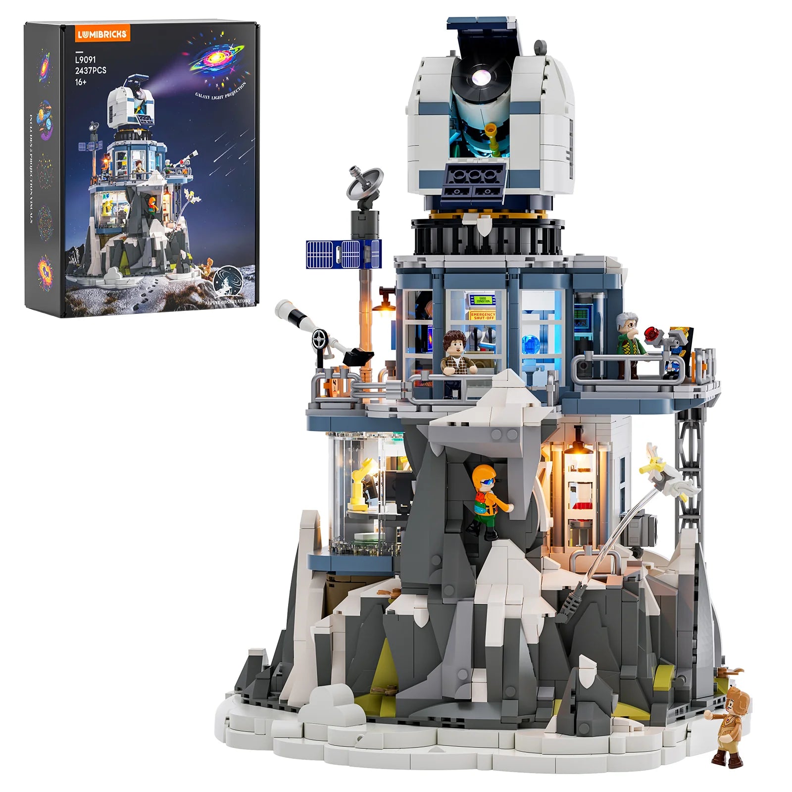 Lumibricks L9091 - Alpine Observatory - Alpenobservatorium