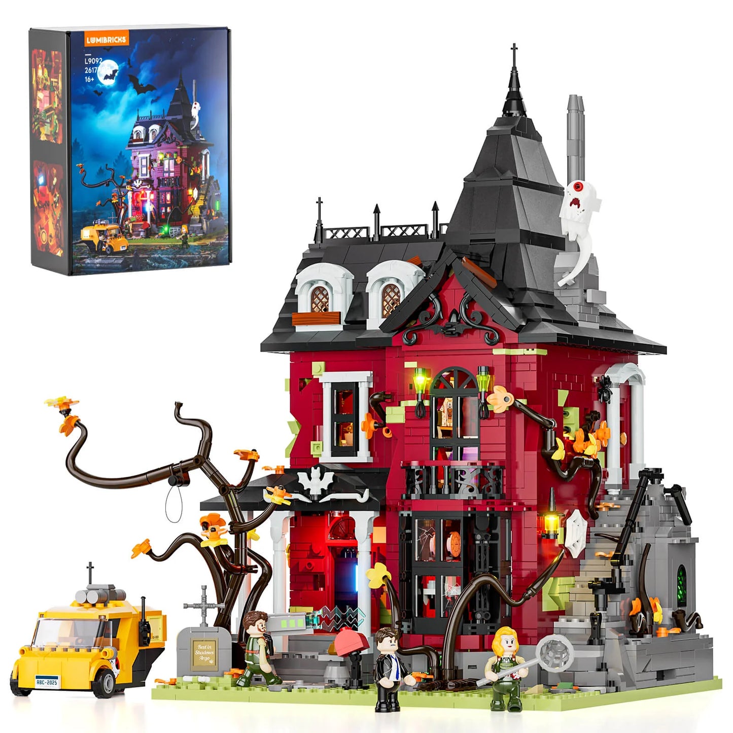 Lumibricks L9092 - Midnight Haunted Mansion - Mitternachts-Spukhaus