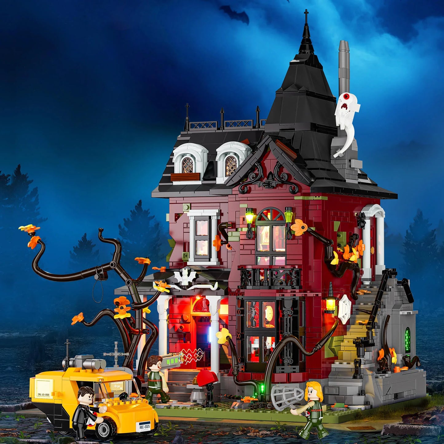 Lumibricks L9092 - Midnight Haunted Mansion - Mitternachts-Spukhaus