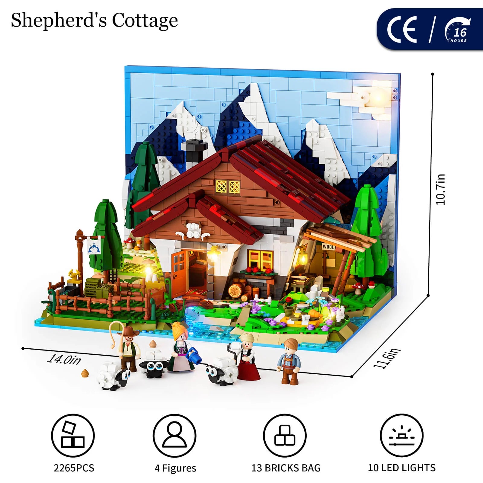 Lumibricks L9094 - Shepherd's Cottage - Shepherd's Cottage