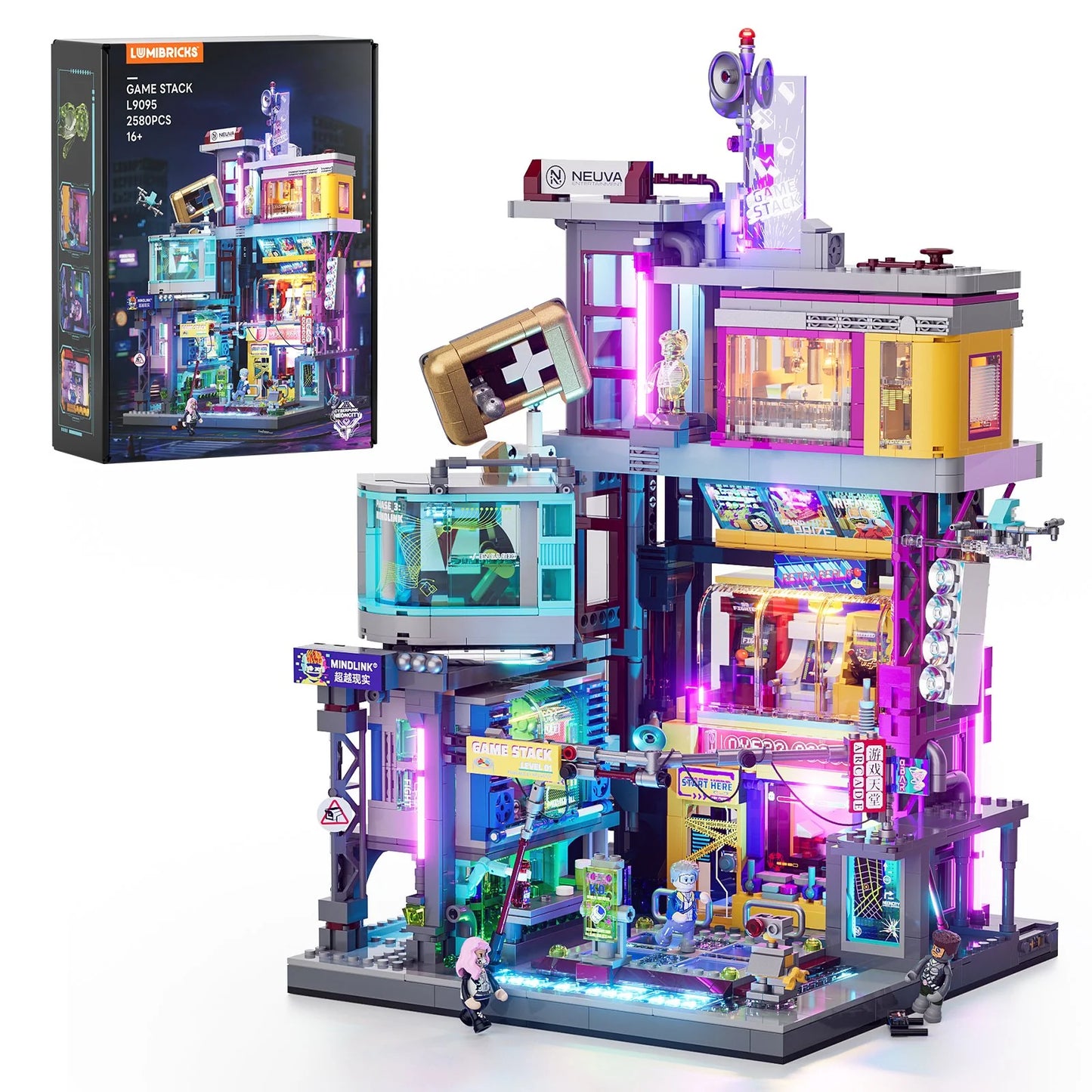 Lumibricks 17005 / L9095 - Game Stack - Spielstapel