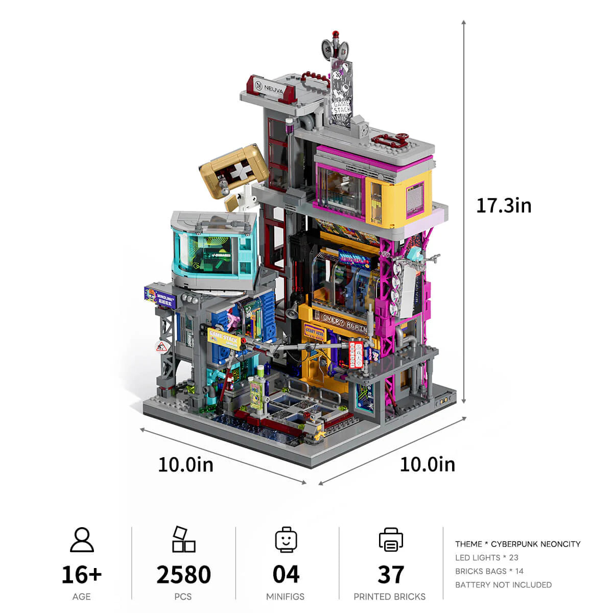 Lumibricks 17005 / L9095 - Game Stack - Spielstapel