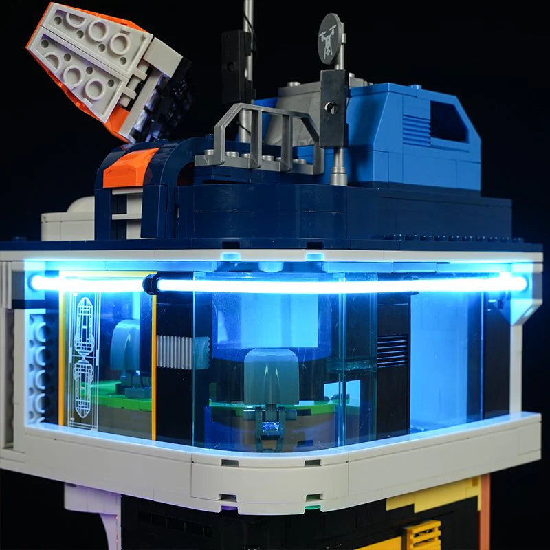 Lumibricks 17006 / L9098 - Floating Train Station - Schwebezug Station