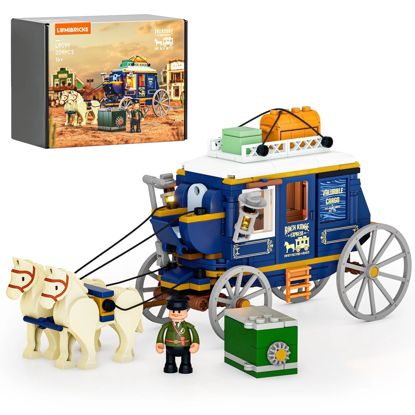Lumibricks L9099 - Treasure Stagecoach - Schatzpostkutsche