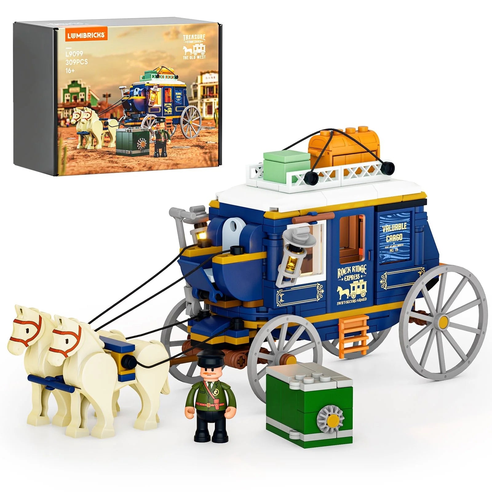 Lumibricks L9099 - Treasure Stagecoach - Schatzpostkutsche