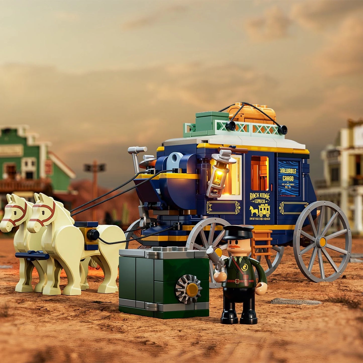 Lumibricks L9099 - Treasure Stagecoach - Schatzpostkutsche