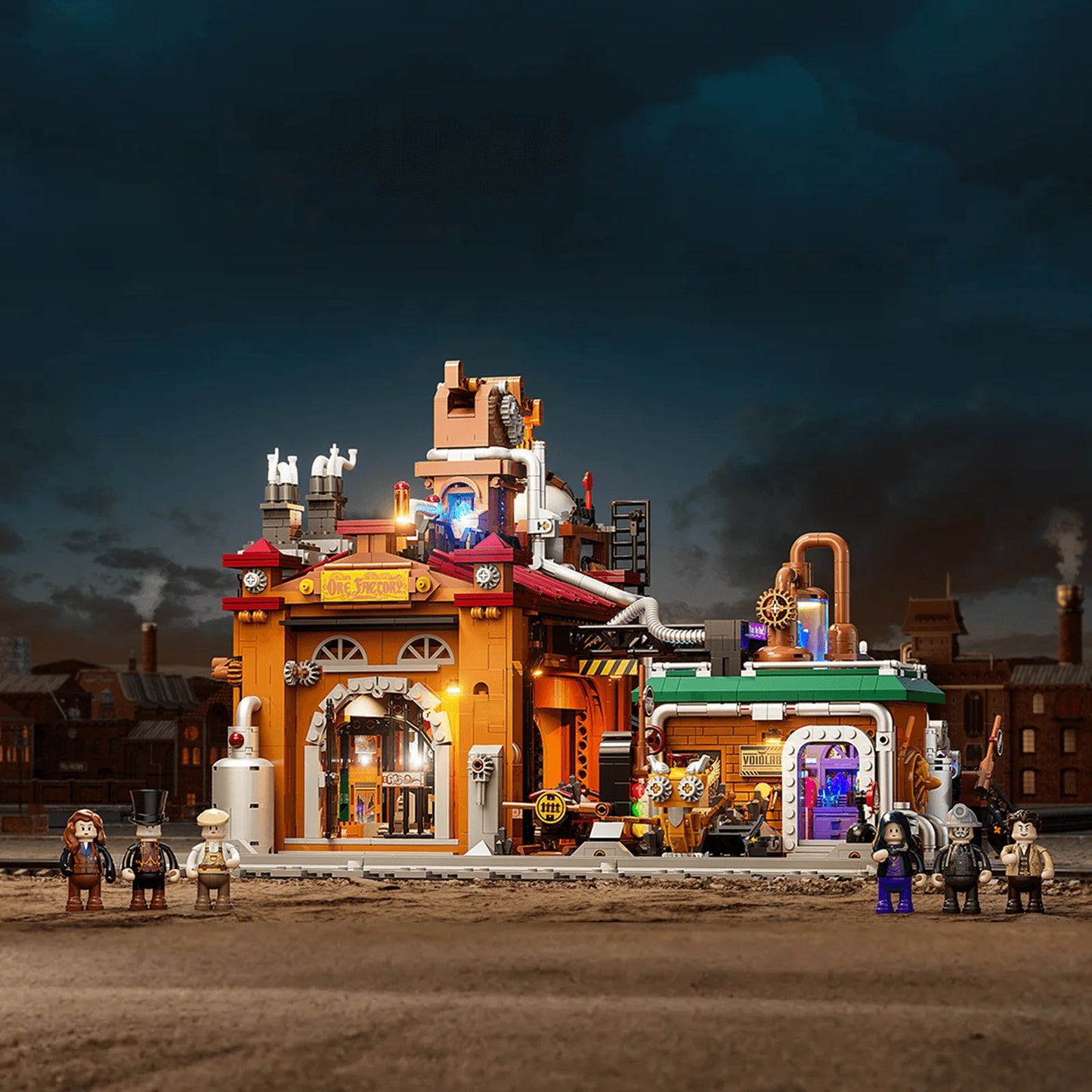 Lumibricks L9101 - Steampunk Ore Factory - Steampunk-Erzfabrik