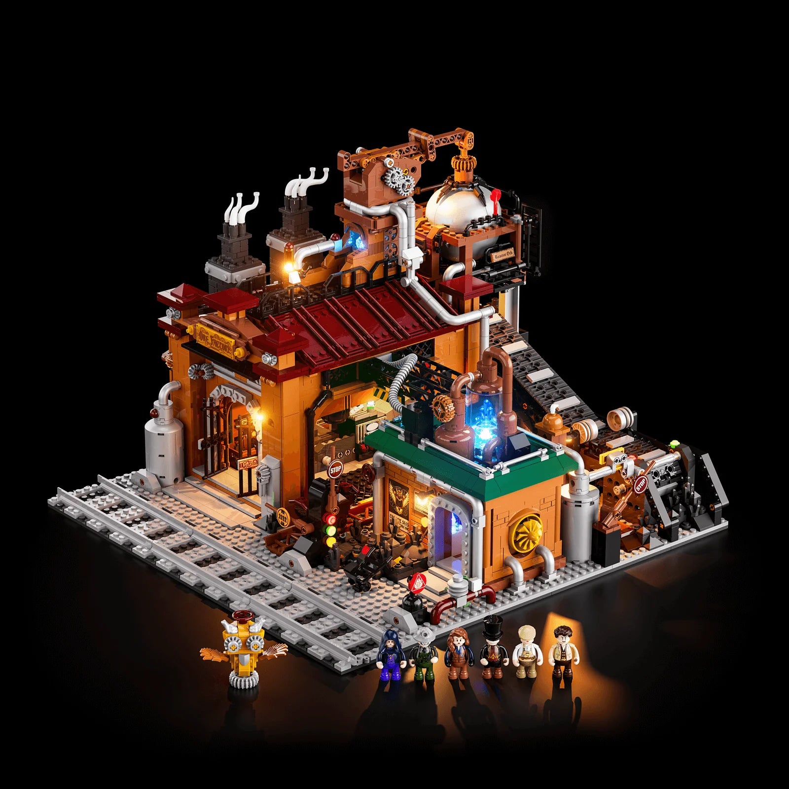 Lumibricks L9101 - Steampunk Ore Factory - Steampunk-Erzfabrik