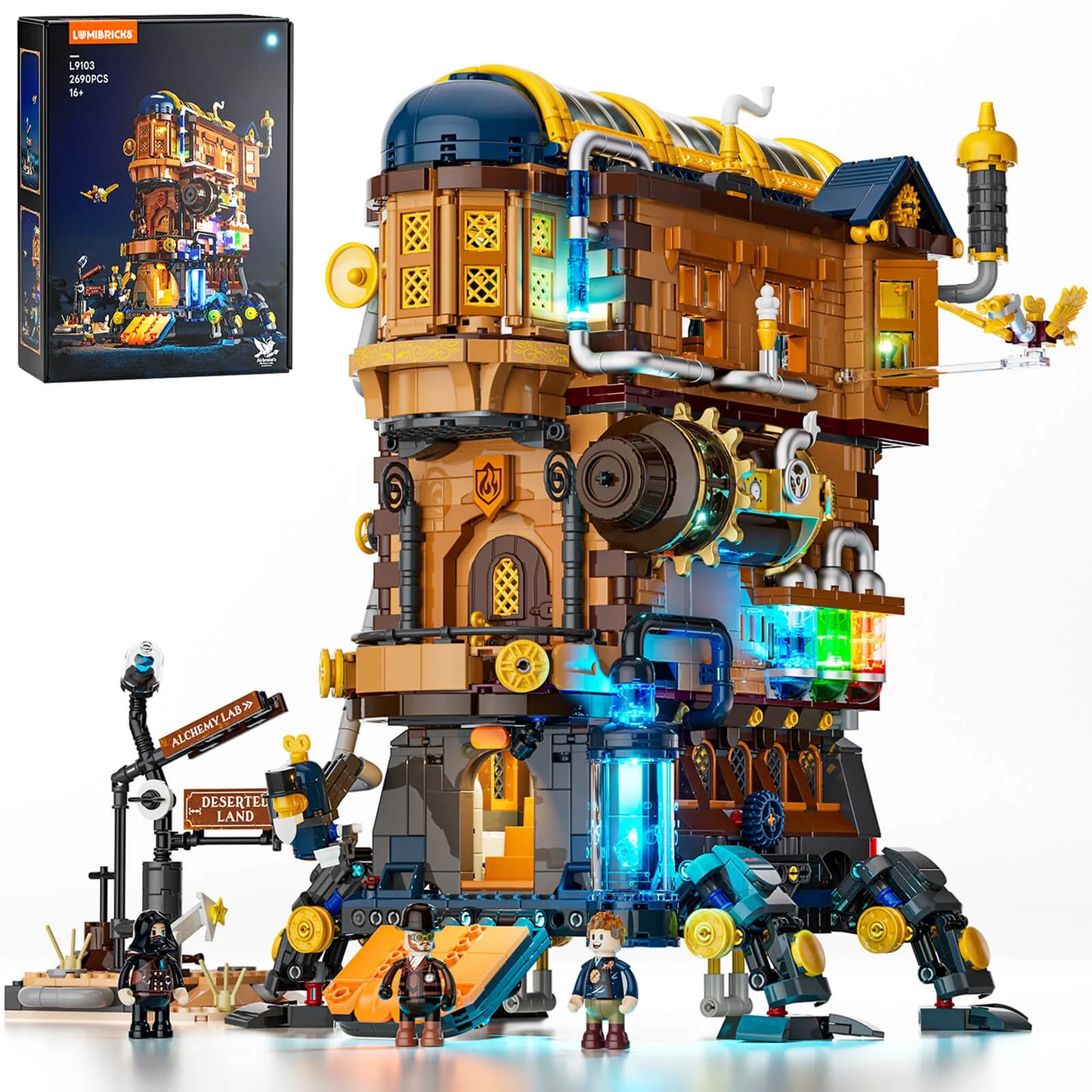 Lumibricks L9103 - Alchemist's Moving Castle - Das wandelnde Schloss des Alchemisten